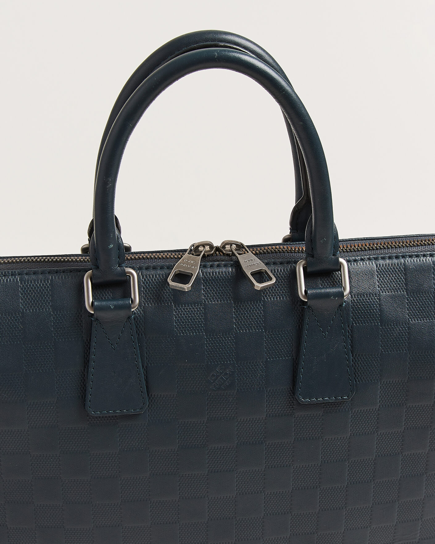 Herr | Pre-Owned & Vintage Bags | Louis Vuitton Pre-Owned | Porte Documents Bag Damier Infini Onyx