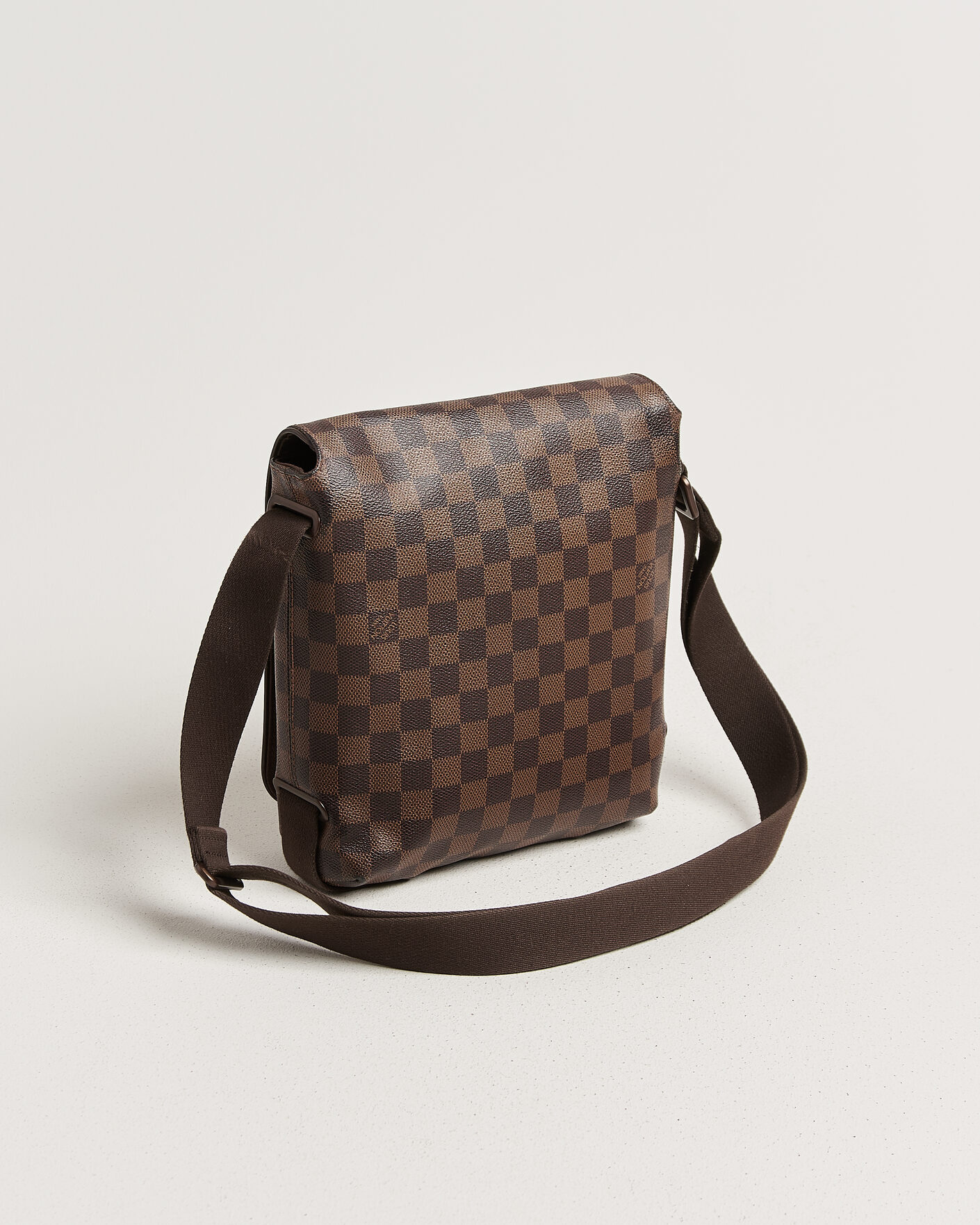 Herr | Pre-Owned & Vintage Bags | Louis Vuitton Pre-Owned | Crossbody Shoulder Bag Damier Ebene