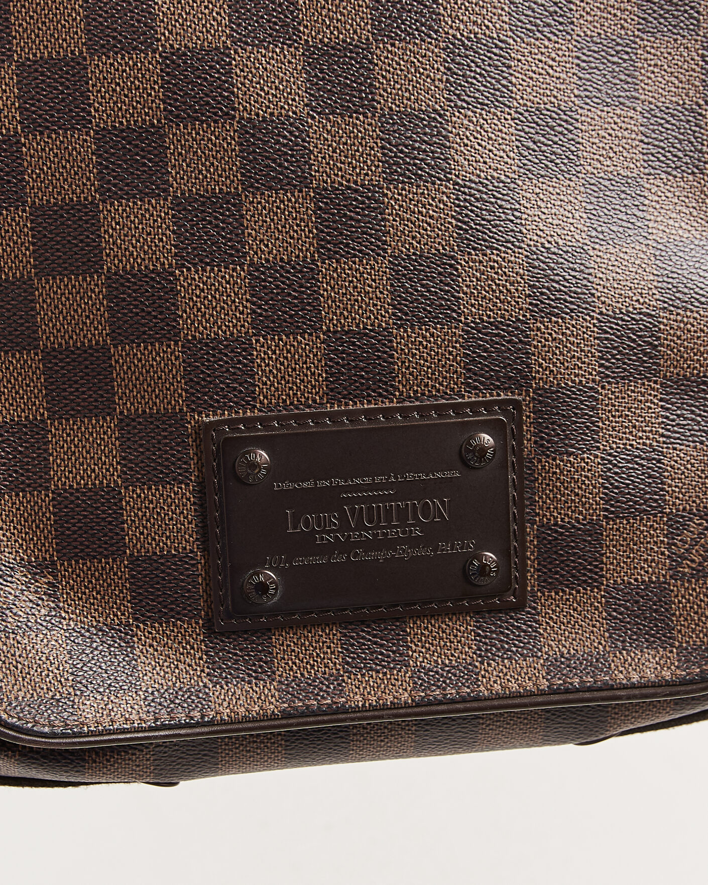 Herr | Pre-Owned & Vintage Bags | Louis Vuitton Pre-Owned | Crossbody Shoulder Bag Damier Ebene