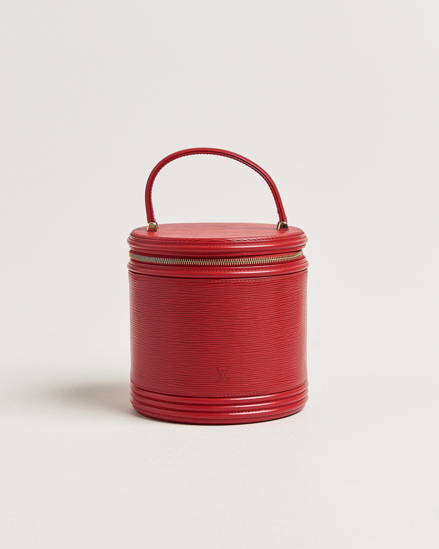 Herr | Pre-Owned & Vintage Bags | Louis Vuitton Pre-Owned | Cannes Vanity Case Epi Leather Red