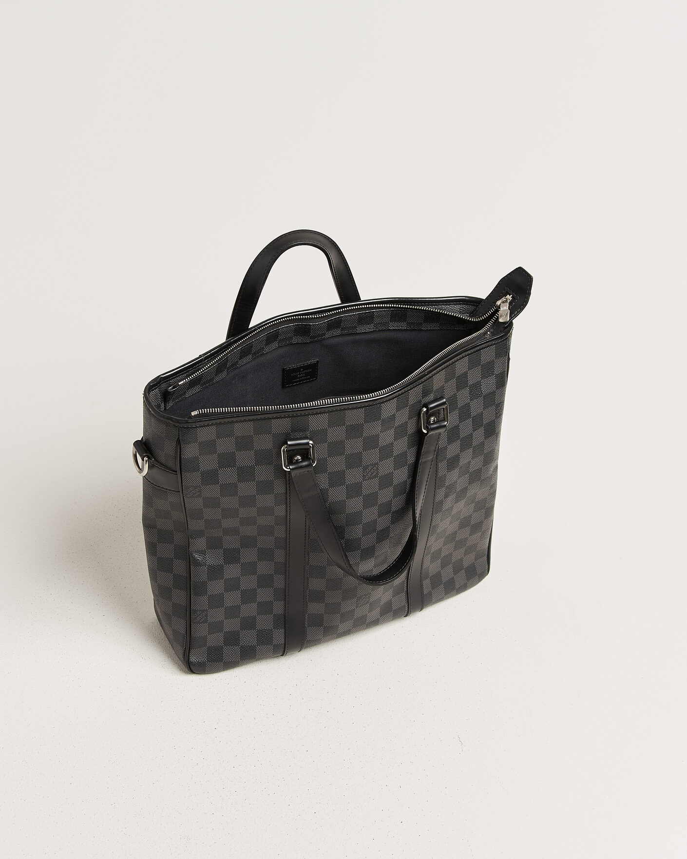 Herr | Pre-Owned & Vintage Bags | Louis Vuitton Pre-Owned | Tote Bag Damier Graphite