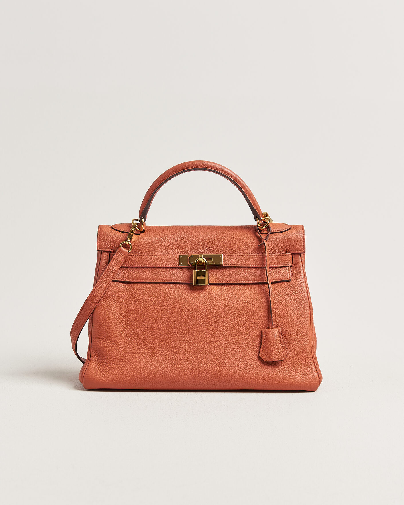 Herr | Pre-Owned & Vintage Bags | Hermès Pre-Owned | Kelly 32 Togo Leather Orange