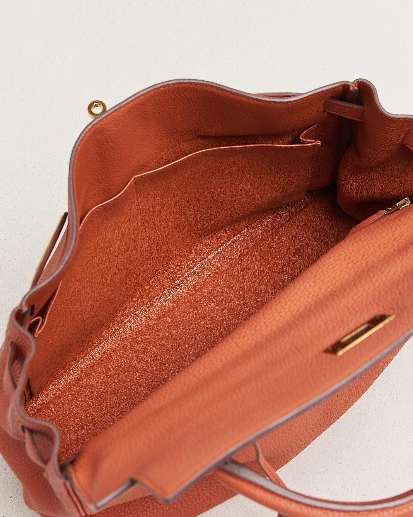 Herr | Pre-Owned & Vintage Bags | Hermès Pre-Owned | Kelly 32 Togo Leather Orange