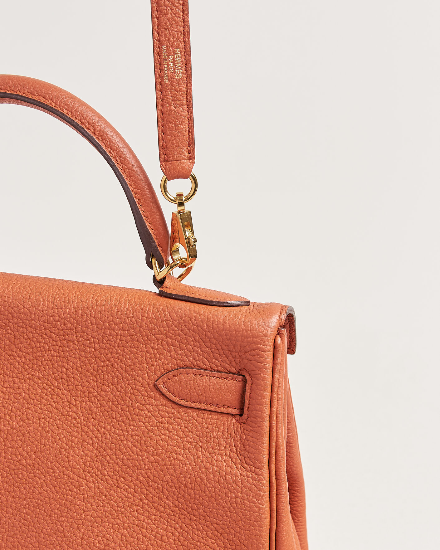 Herr | Pre-Owned & Vintage Bags | Hermès Pre-Owned | Kelly 32 Togo Leather Orange