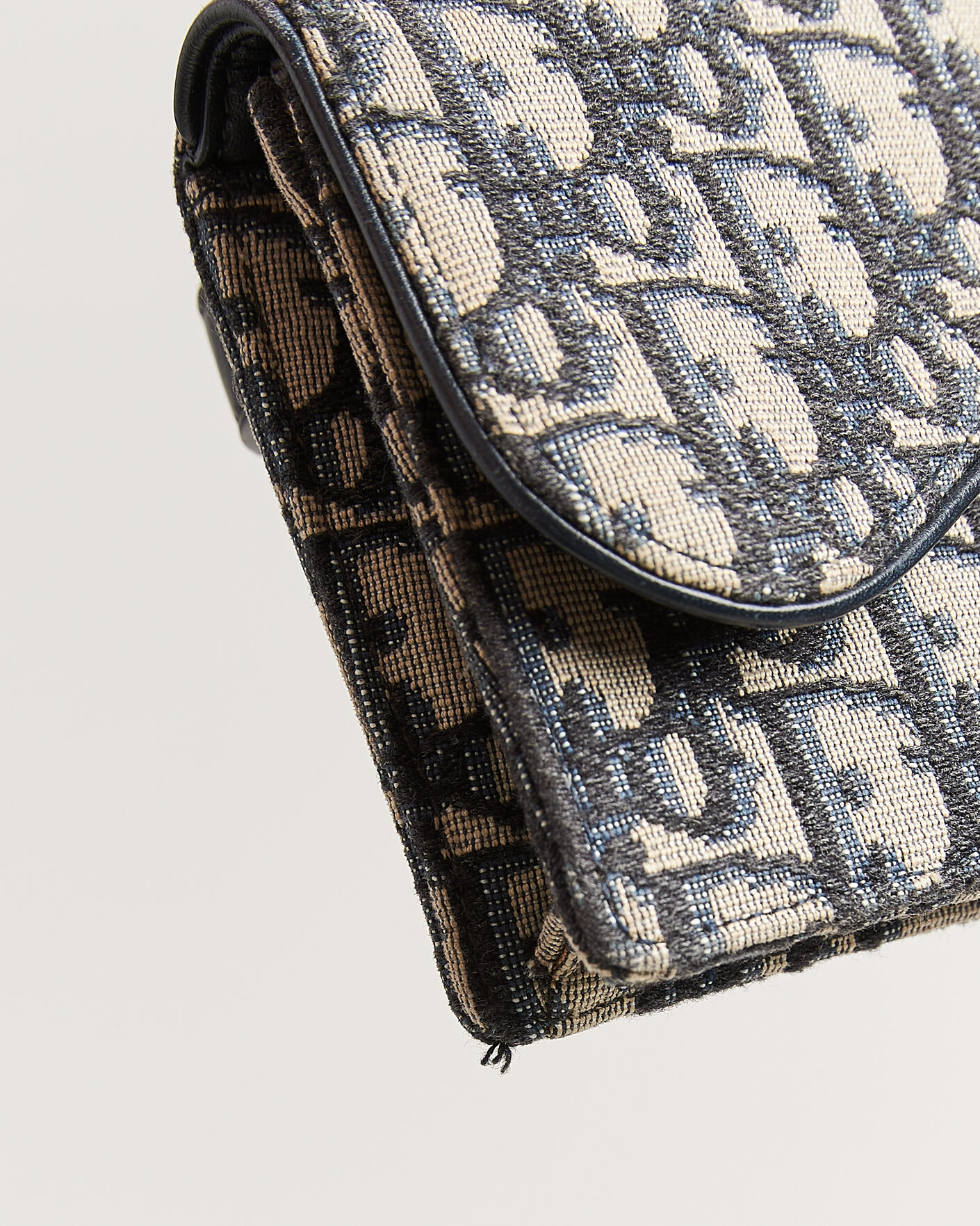 Herr | Pre-Owned & Vintage Bags | Dior Pre-Owned | Saddle Rectangular Belt Bag Blue