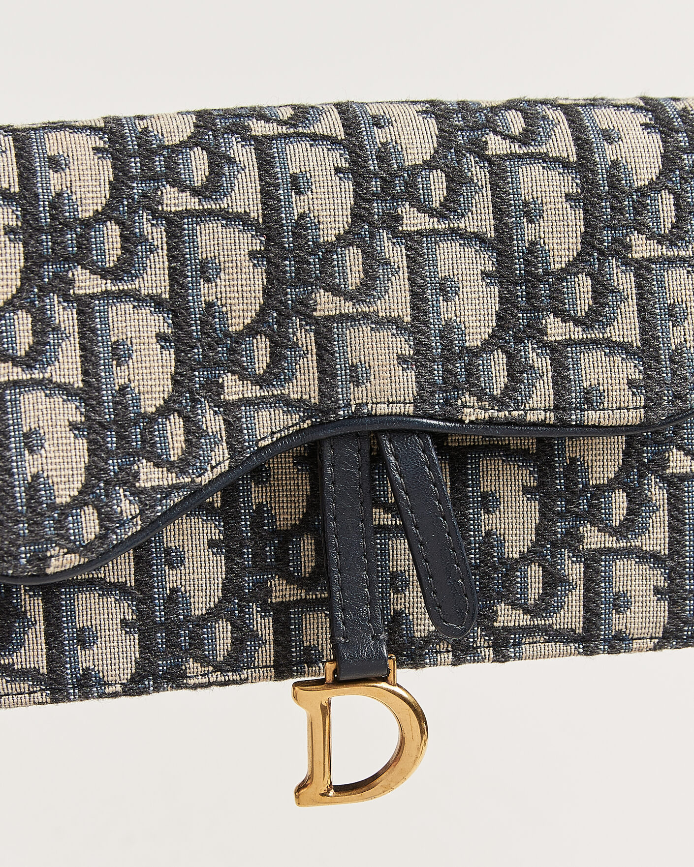 Herr | Pre-Owned & Vintage Bags | Dior Pre-Owned | Saddle Rectangular Belt Bag Blue