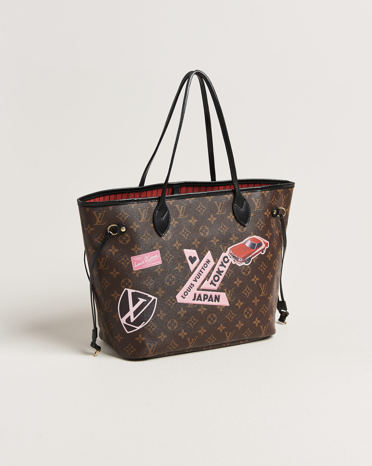 Herr | Pre-Owned & Vintage Bags | Louis Vuitton Pre-Owned | Neverfull MM World Tour Japan Monogram