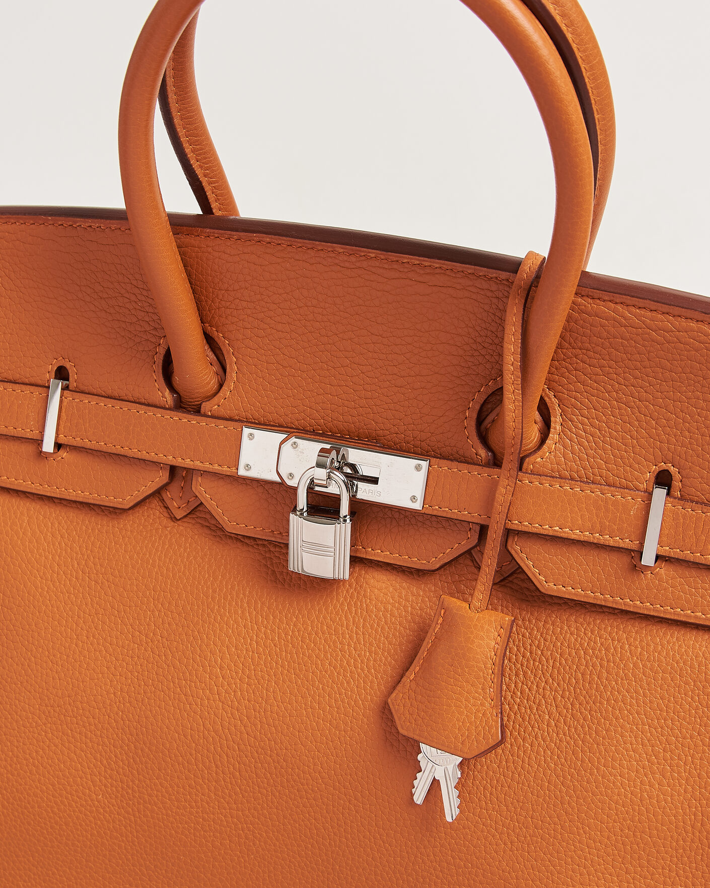 Herr | Pre-Owned & Vintage Bags | Hermès Pre-Owned | Birkin 35 Togo Leather Orange