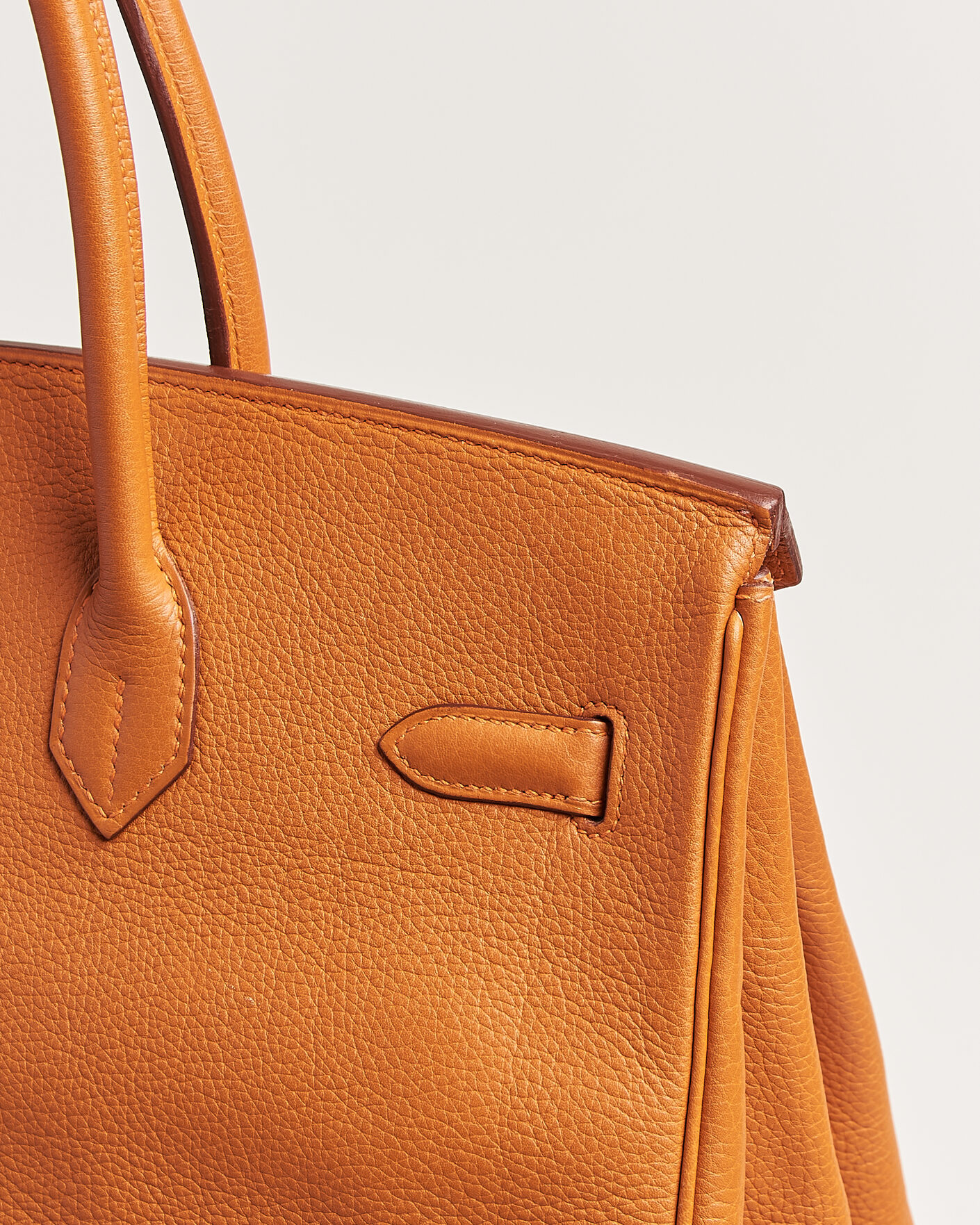 Herr | Pre-Owned & Vintage Bags | Hermès Pre-Owned | Birkin 35 Togo Leather Orange