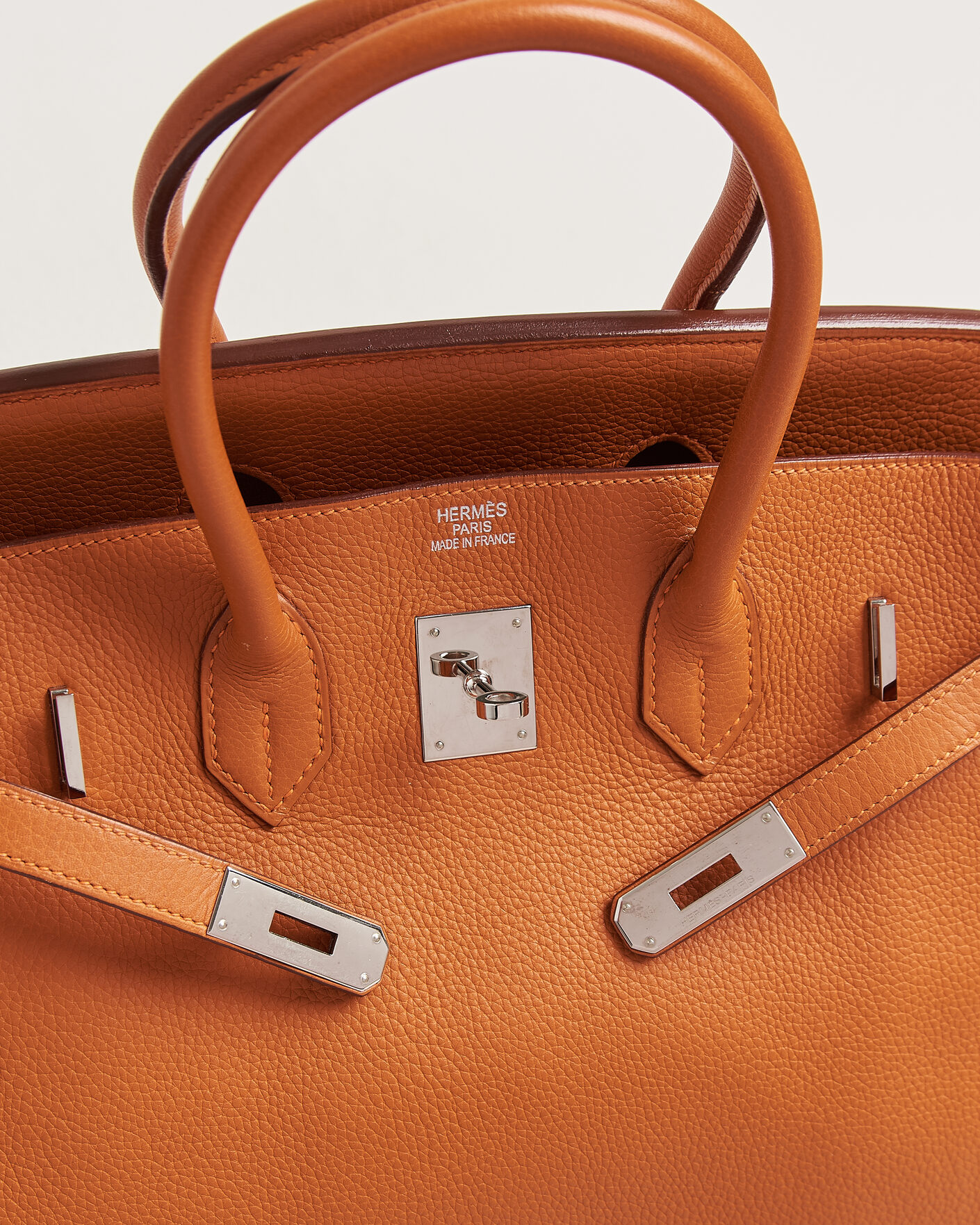 Herr | Pre-Owned & Vintage Bags | Hermès Pre-Owned | Birkin 35 Togo Leather Orange