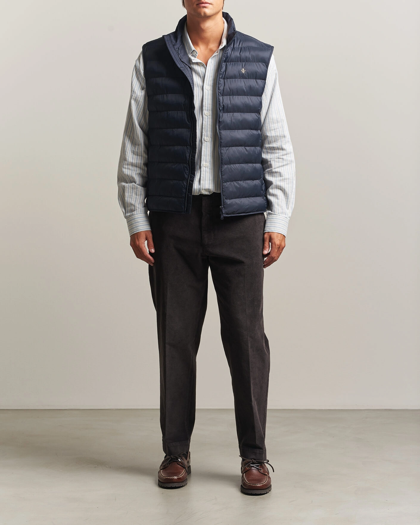 Herr | Västar | Morris | Norfolk Liner Vest Blue