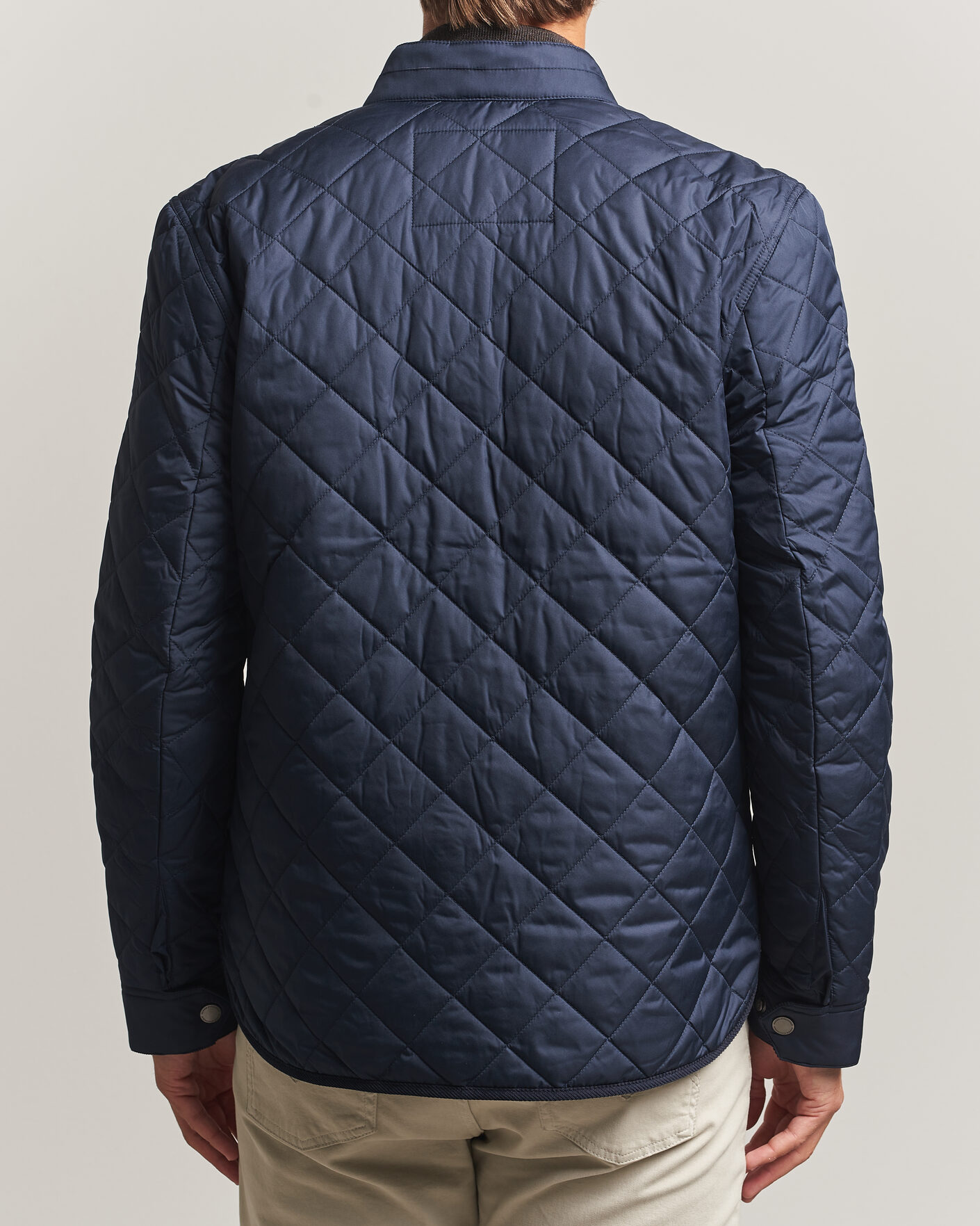 Herr | Jackor | Morris | Teddy Quilted Jacket Old Blue