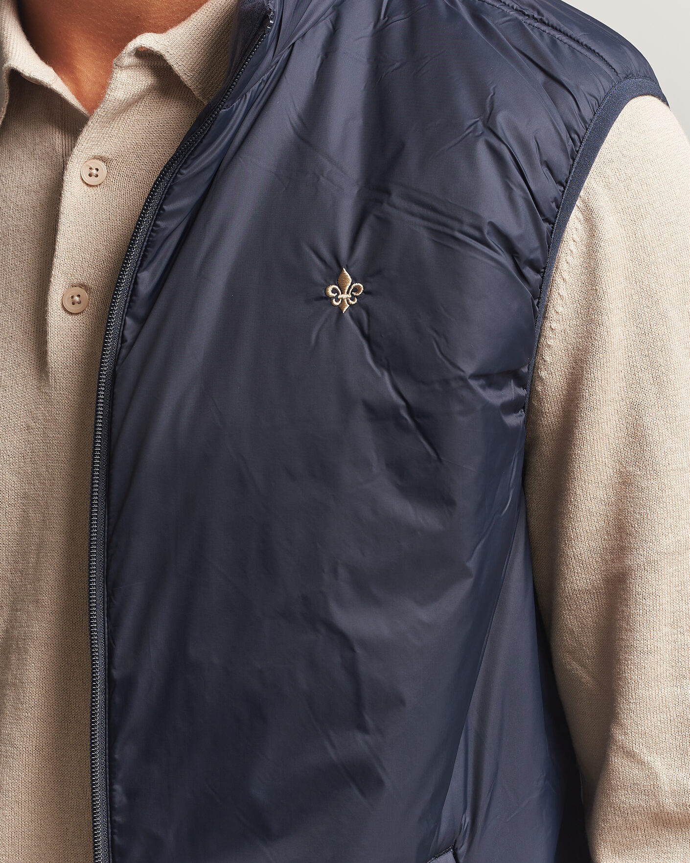 Herr | Västar | Morris | Bradley Padded Vest Blue