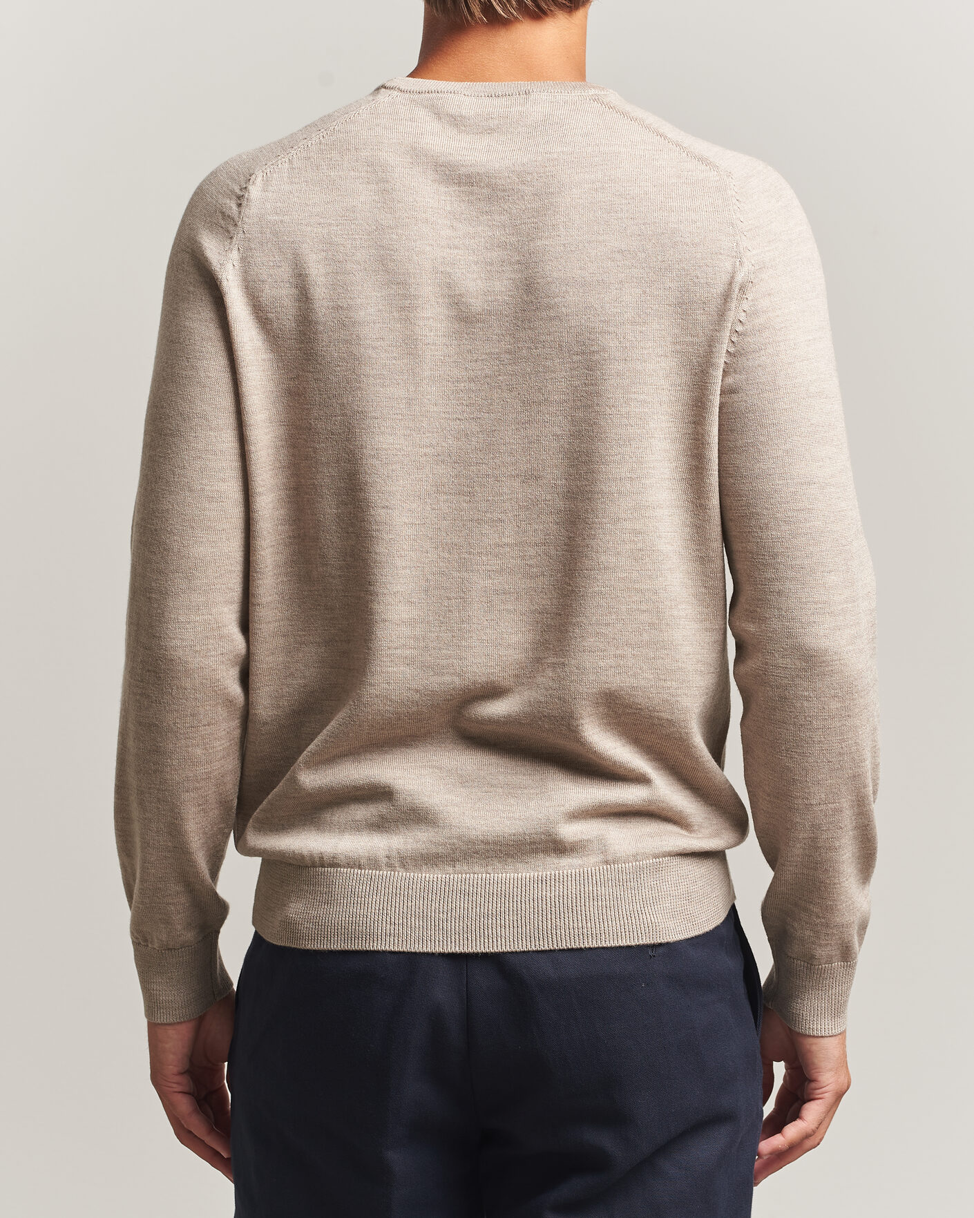 Herr | Tröjor | Morris | Merino O-Neck Khaki