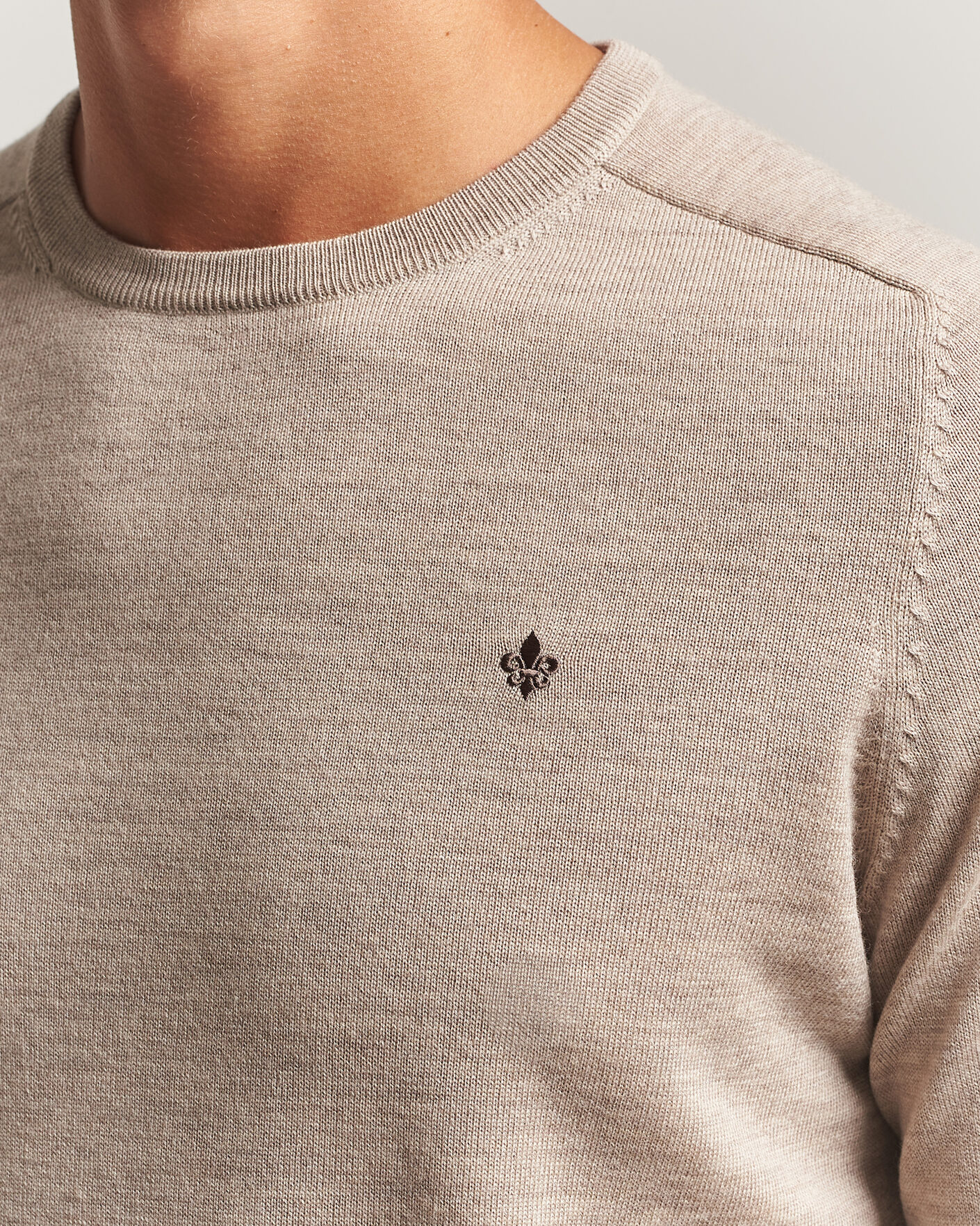 Herr | Tröjor | Morris | Merino O-Neck Khaki
