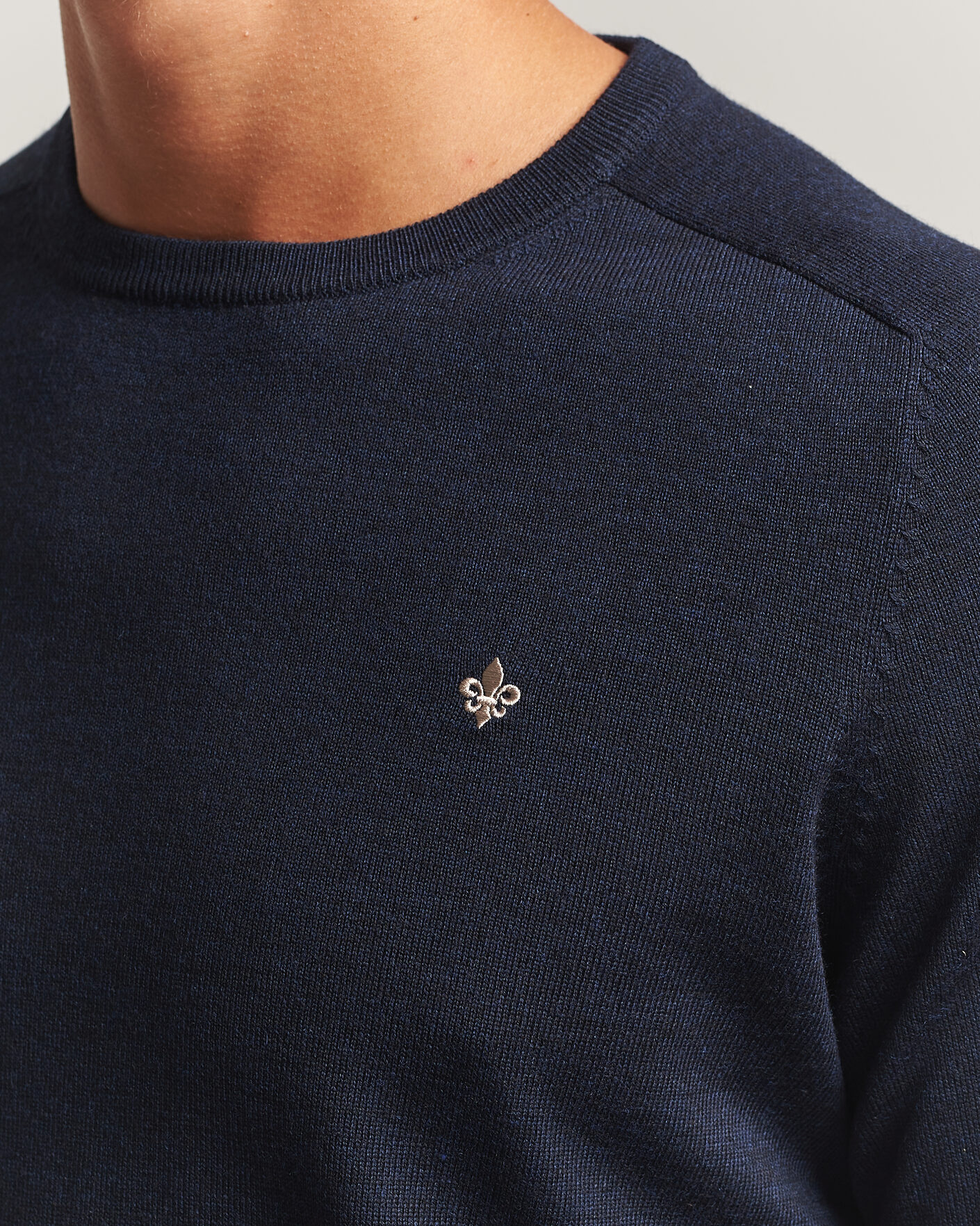 Herr | Tröjor | Morris | Merino O-Neck Navy