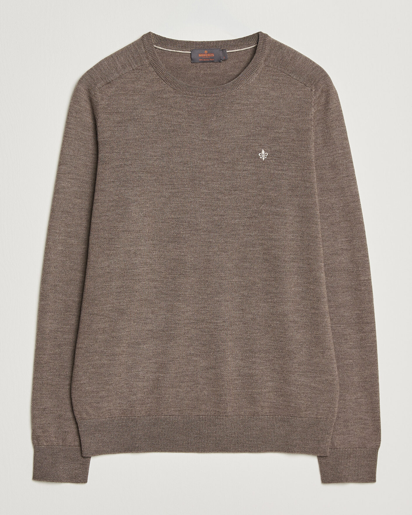 Herr | Tröjor | Morris | Merino O-Neck Brown