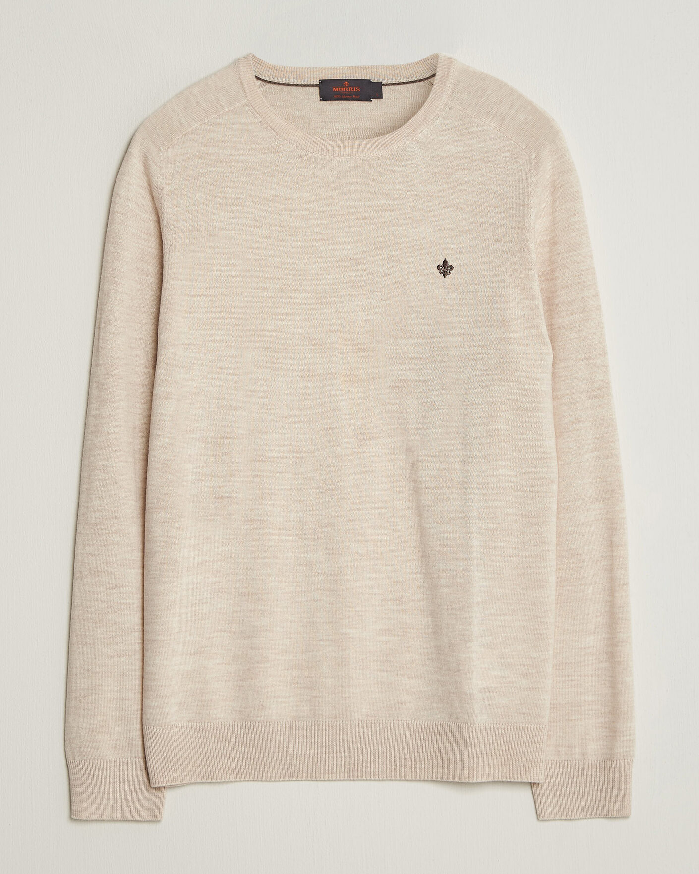 Herr | Tröjor | Morris | Merino O-Neck Off White