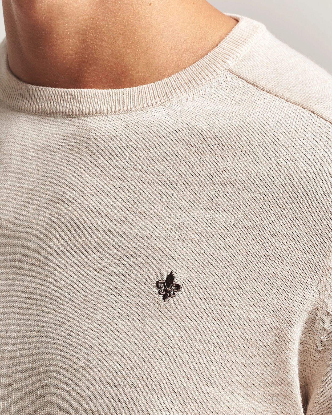Herr | Tröjor | Morris | Merino O-Neck Off White