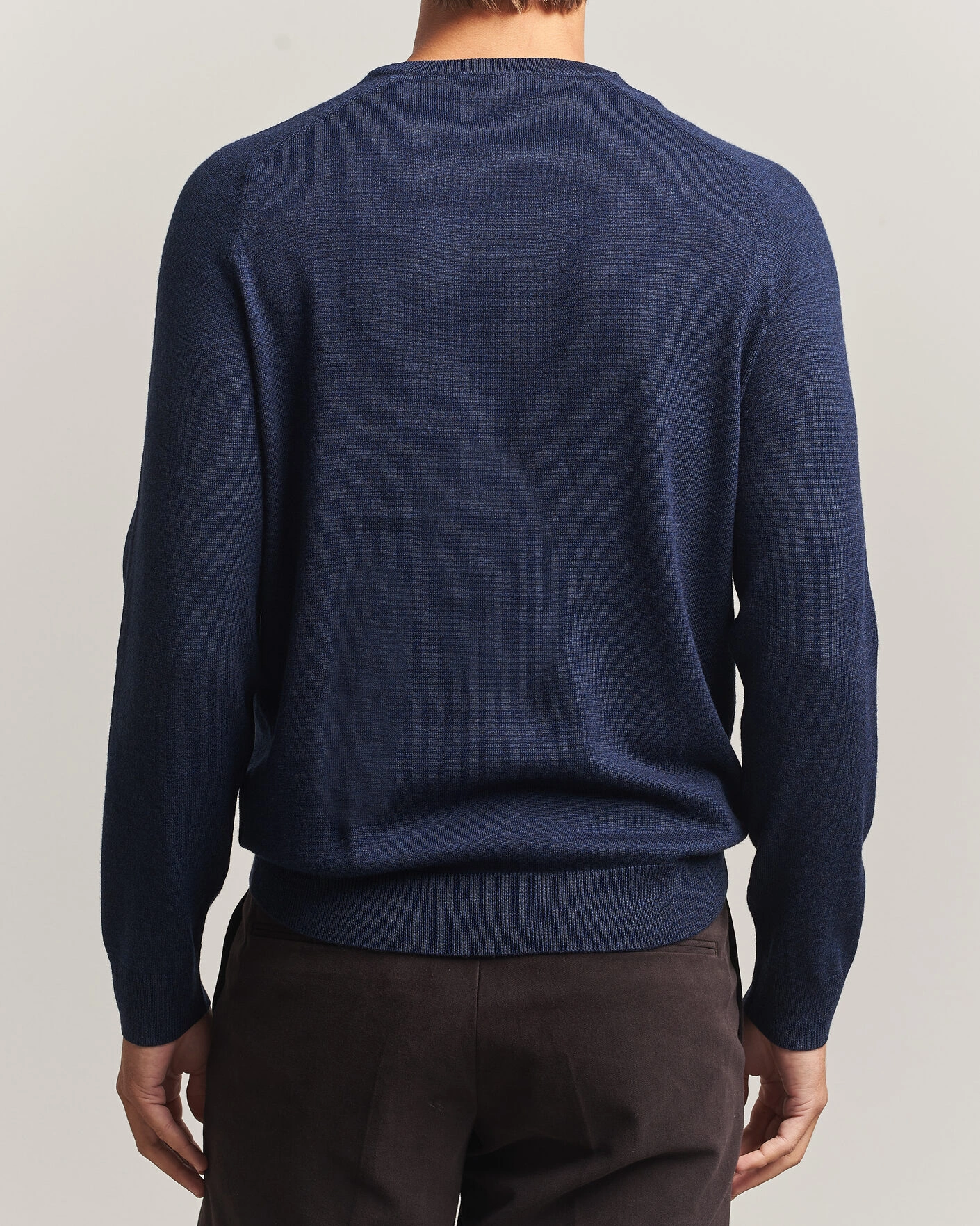 Herr | Tröjor | Morris | Merino O-Neck Navy