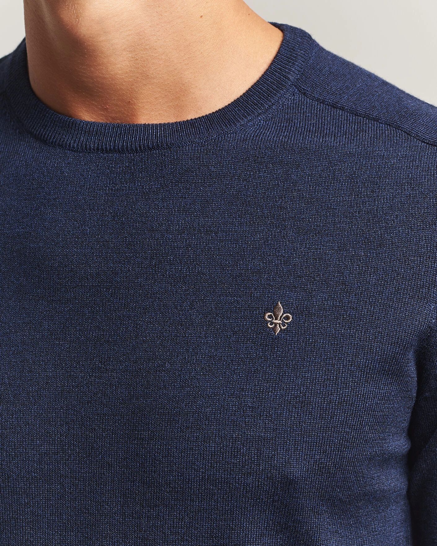 Herr | Tröjor | Morris | Merino O-Neck Navy