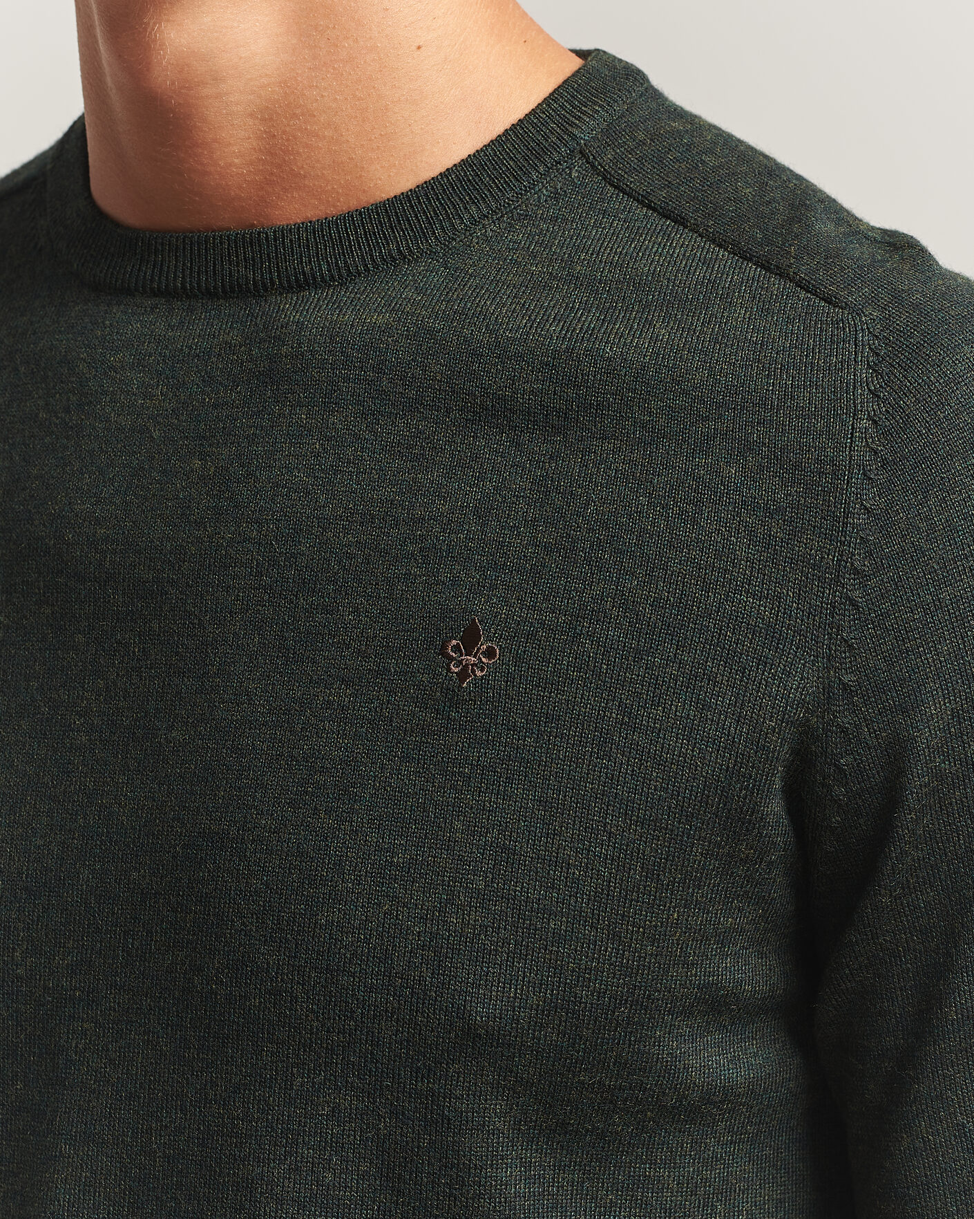 Herr | Tröjor | Morris | Merino O-Neck Olive