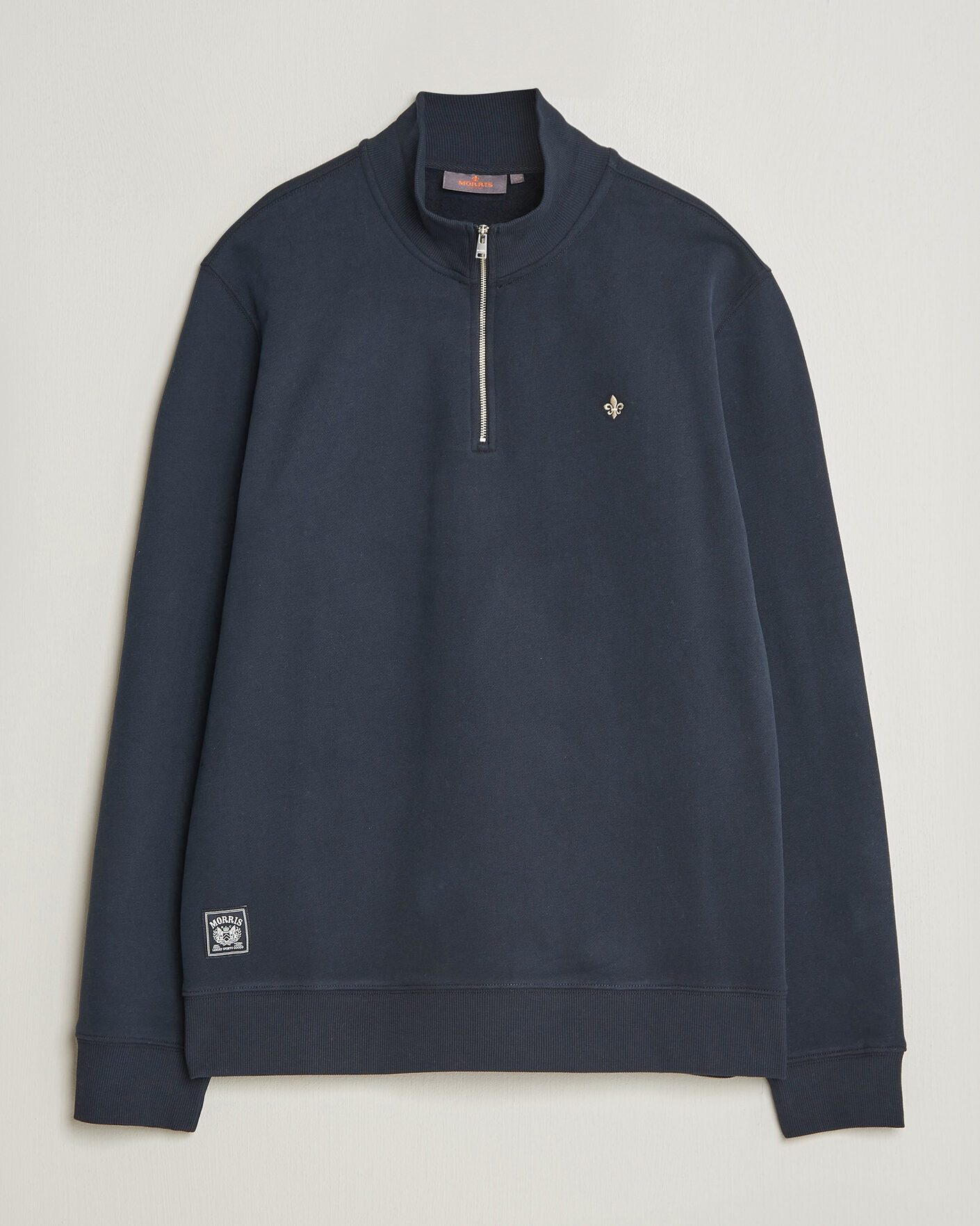 Herr | Tröjor | Morris | Brandon Lily Half Zip Old Blue