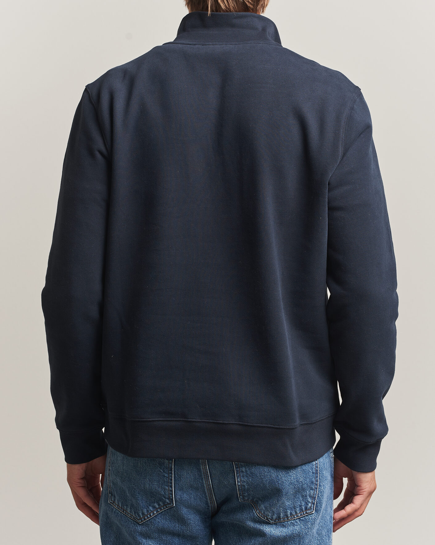 Herr | Tröjor | Morris | Brandon Lily Half Zip Old Blue
