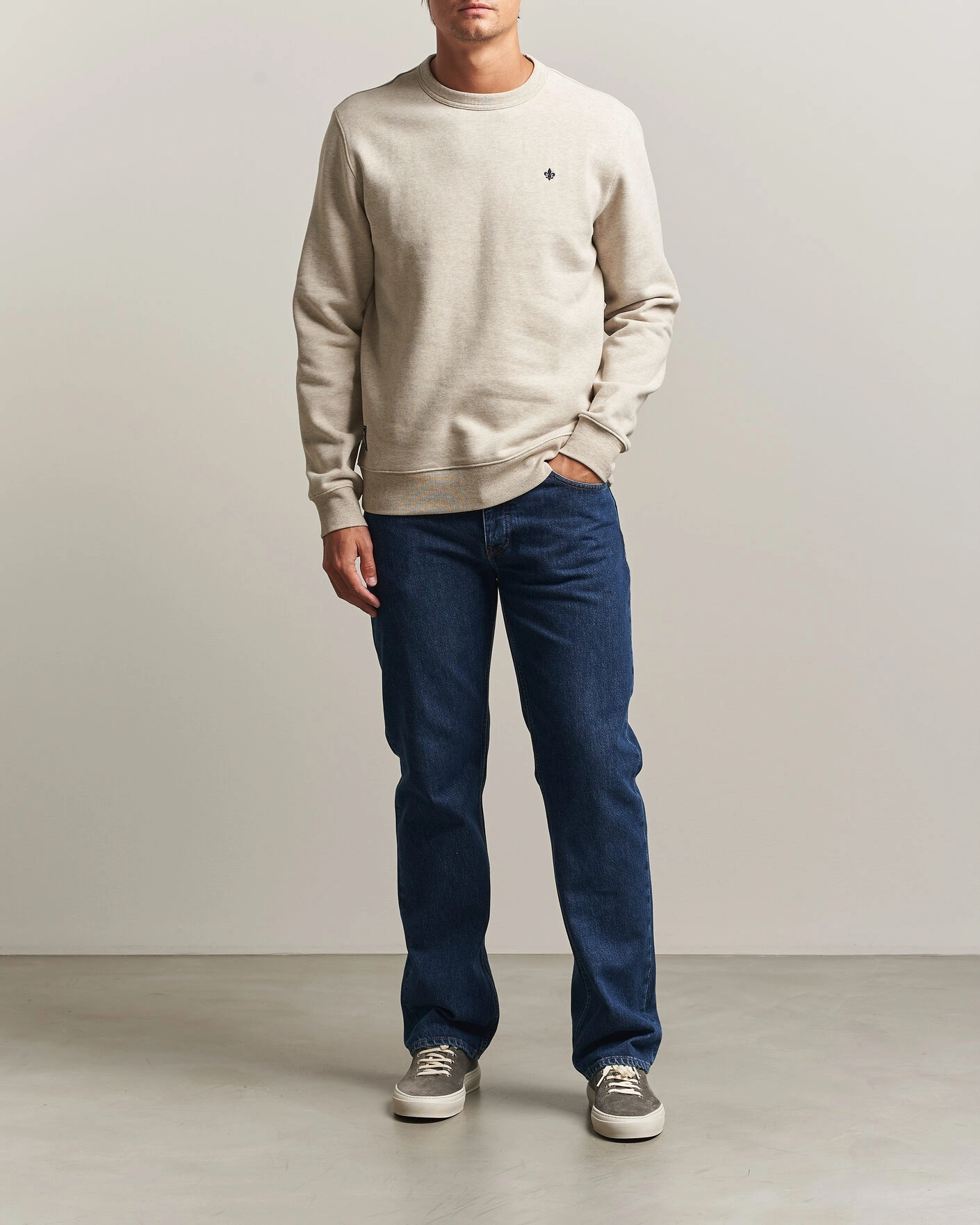 Herr | Tröjor | Morris | Brandon Lily Sweatshirt Khaki