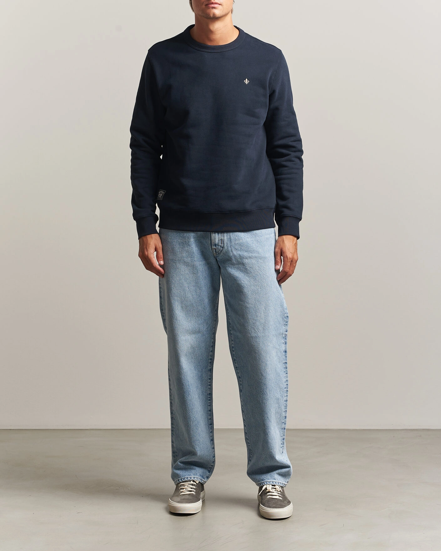 Herr | Tröjor | Morris | Brandon Lily Sweatshirt Navy