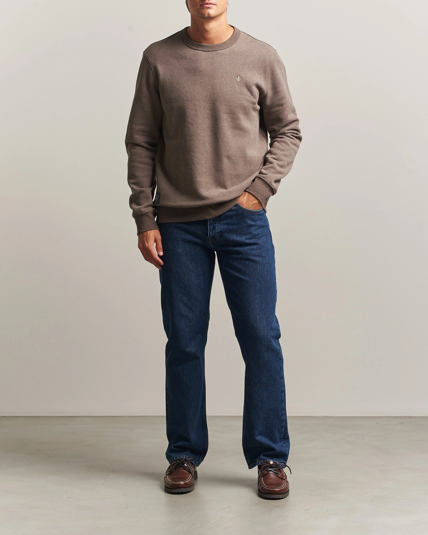 Herr | Tröjor | Morris | Brandon Lily Sweatshirt Brown