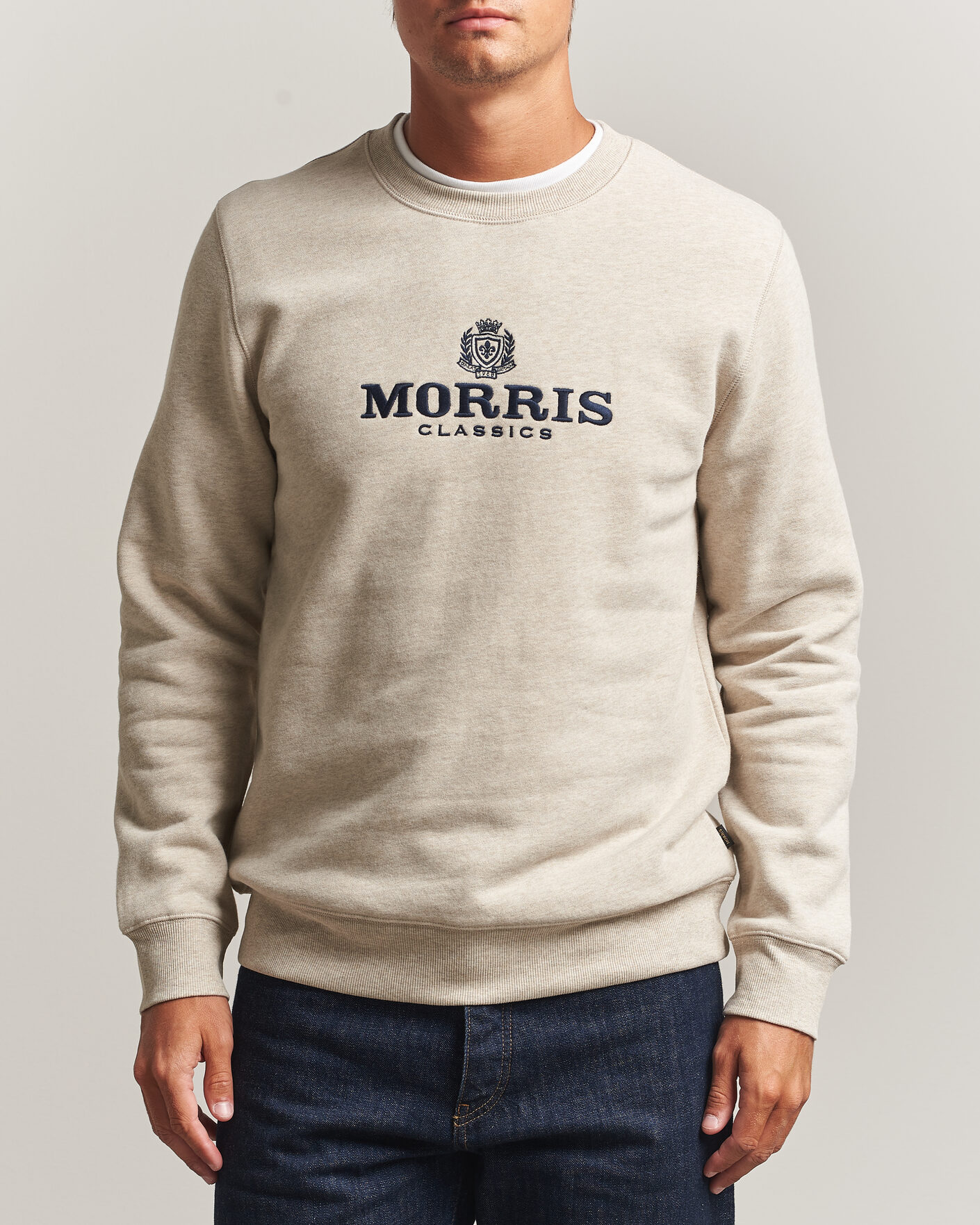 Herr | Tröjor | Morris | Brian Sweatshirt Khaki