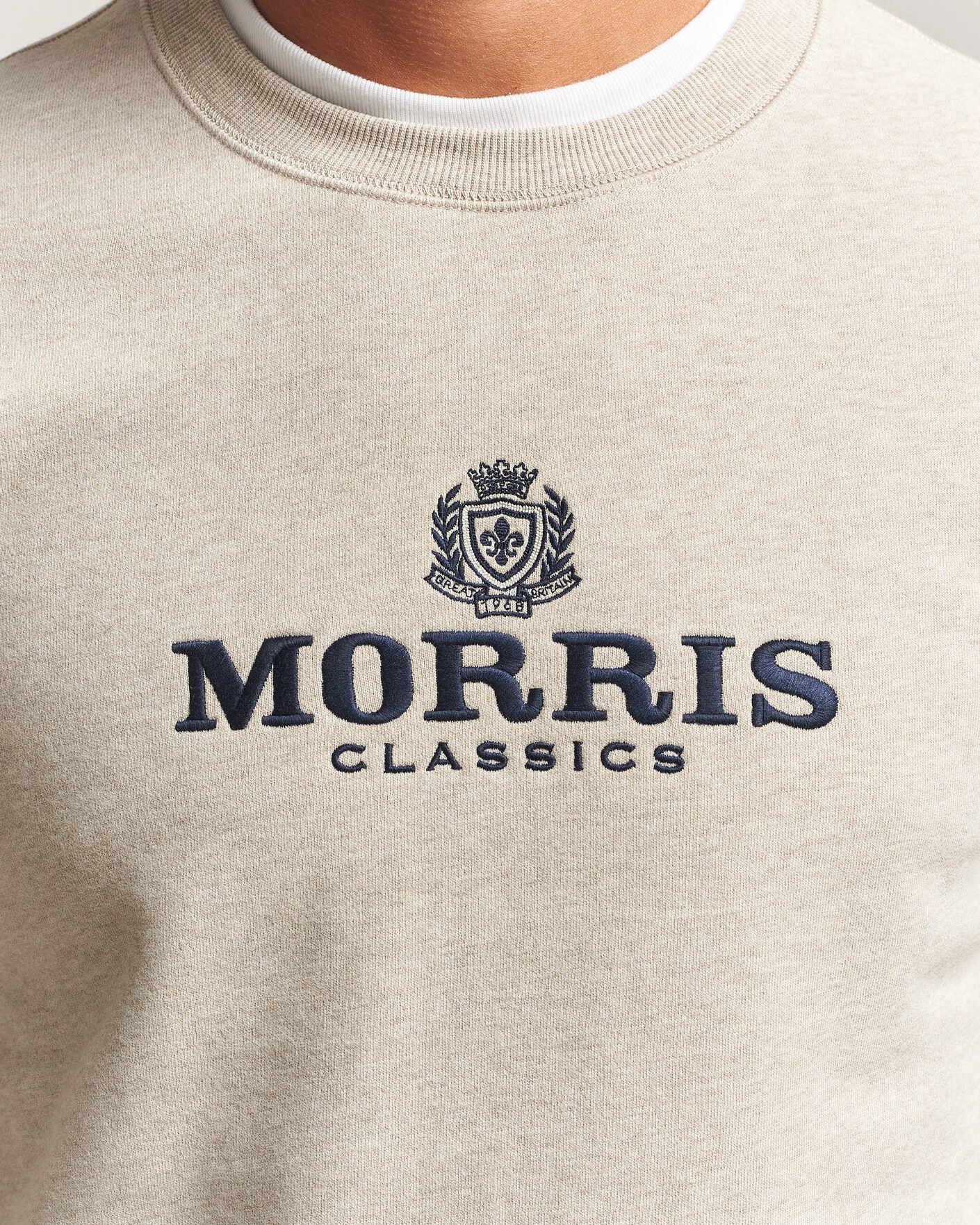 Herr | Tröjor | Morris | Brian Sweatshirt Khaki