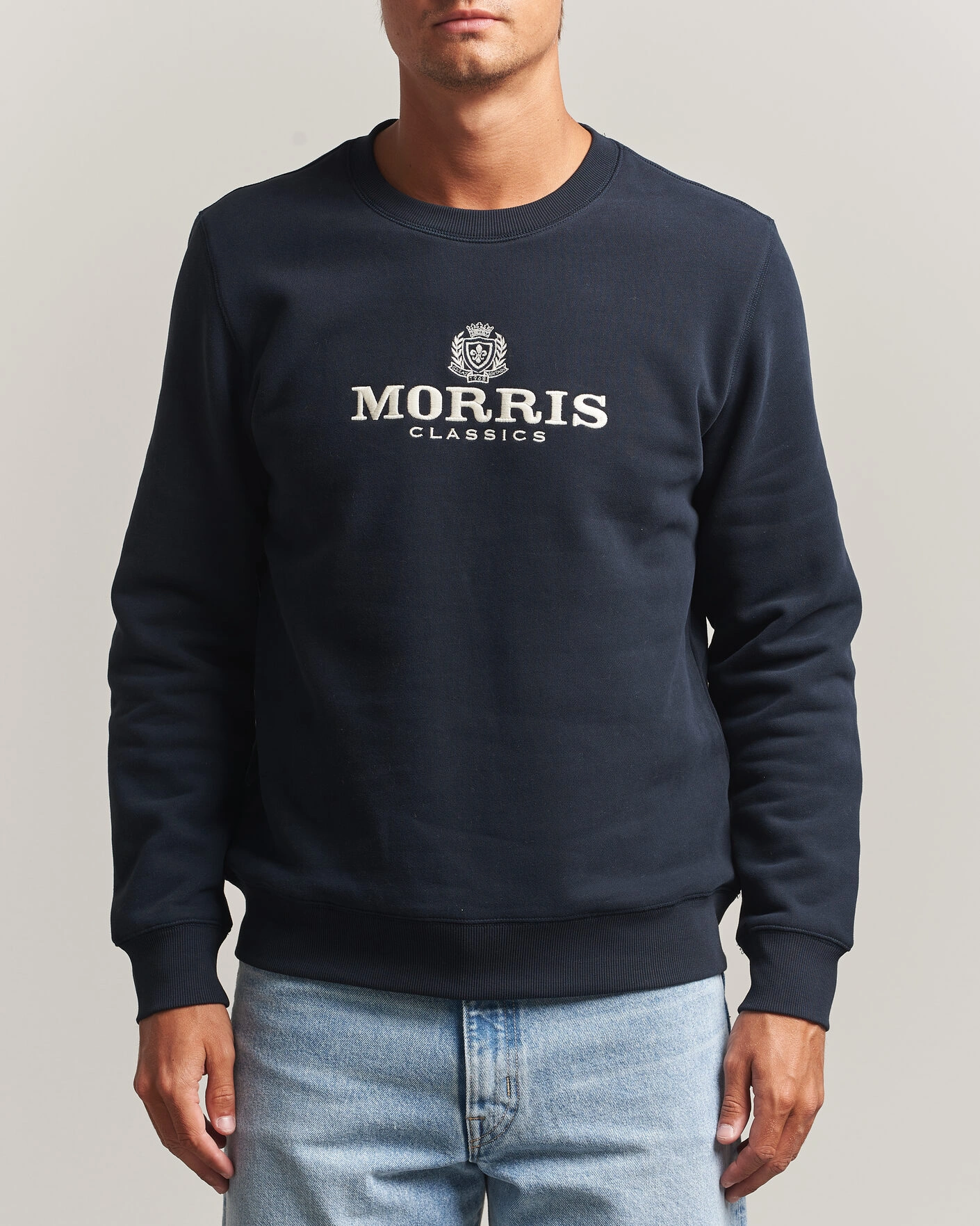 Herr | Tröjor | Morris | Brian Sweatshirt Old Blue