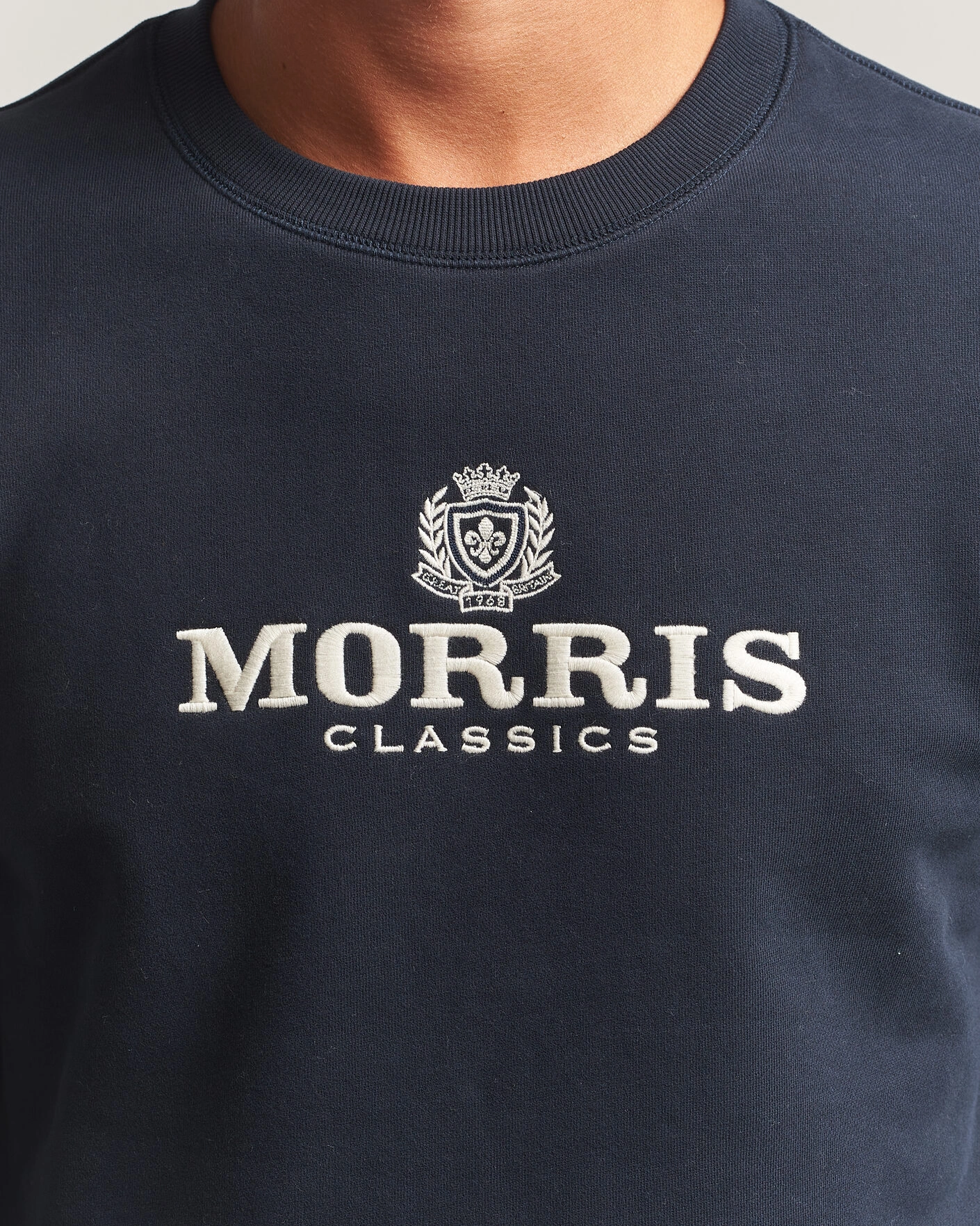 Herr | Tröjor | Morris | Brian Sweatshirt Old Blue