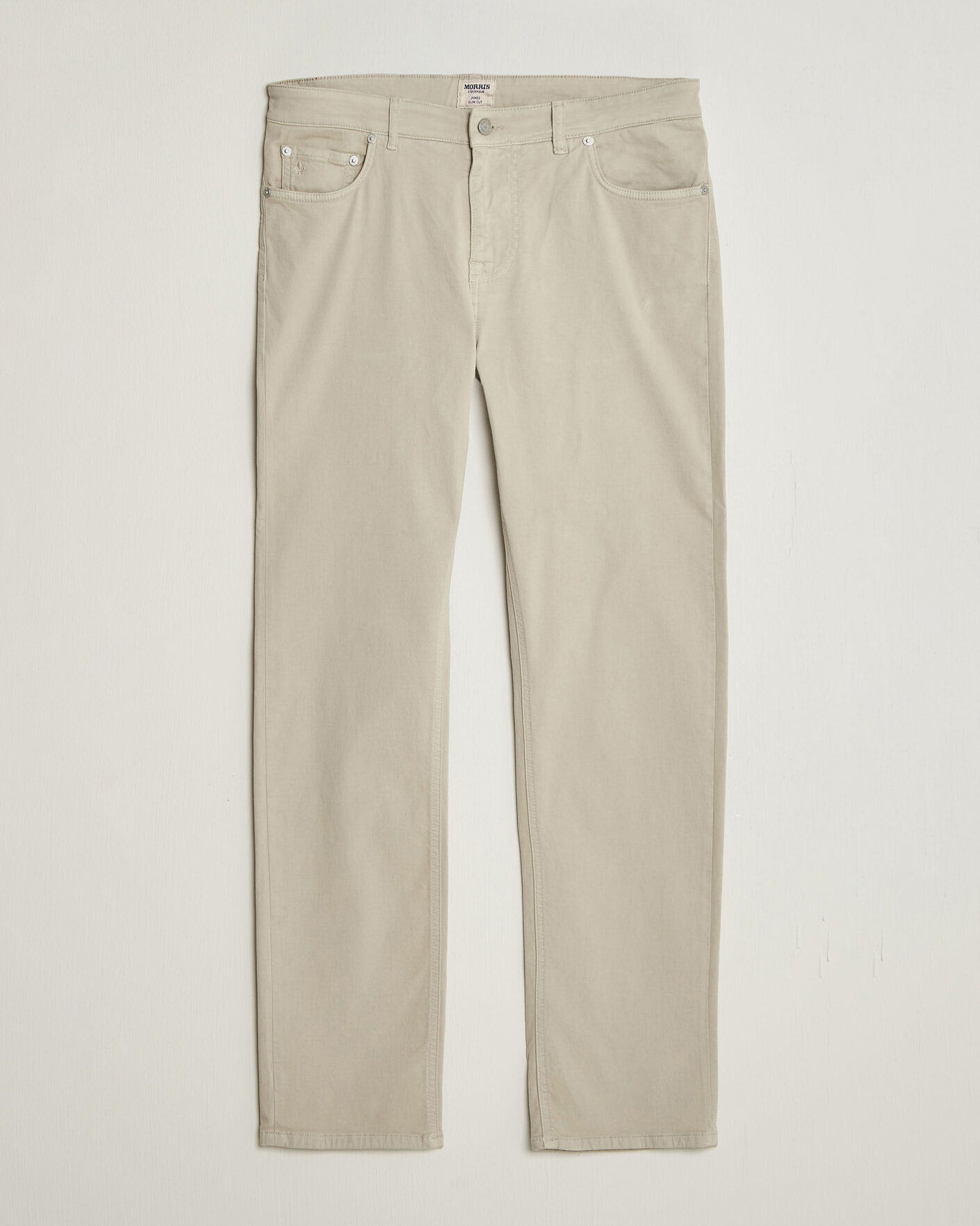 Herr | Byxor | Morris | James Brushed 5-Pocket Pant Khaki