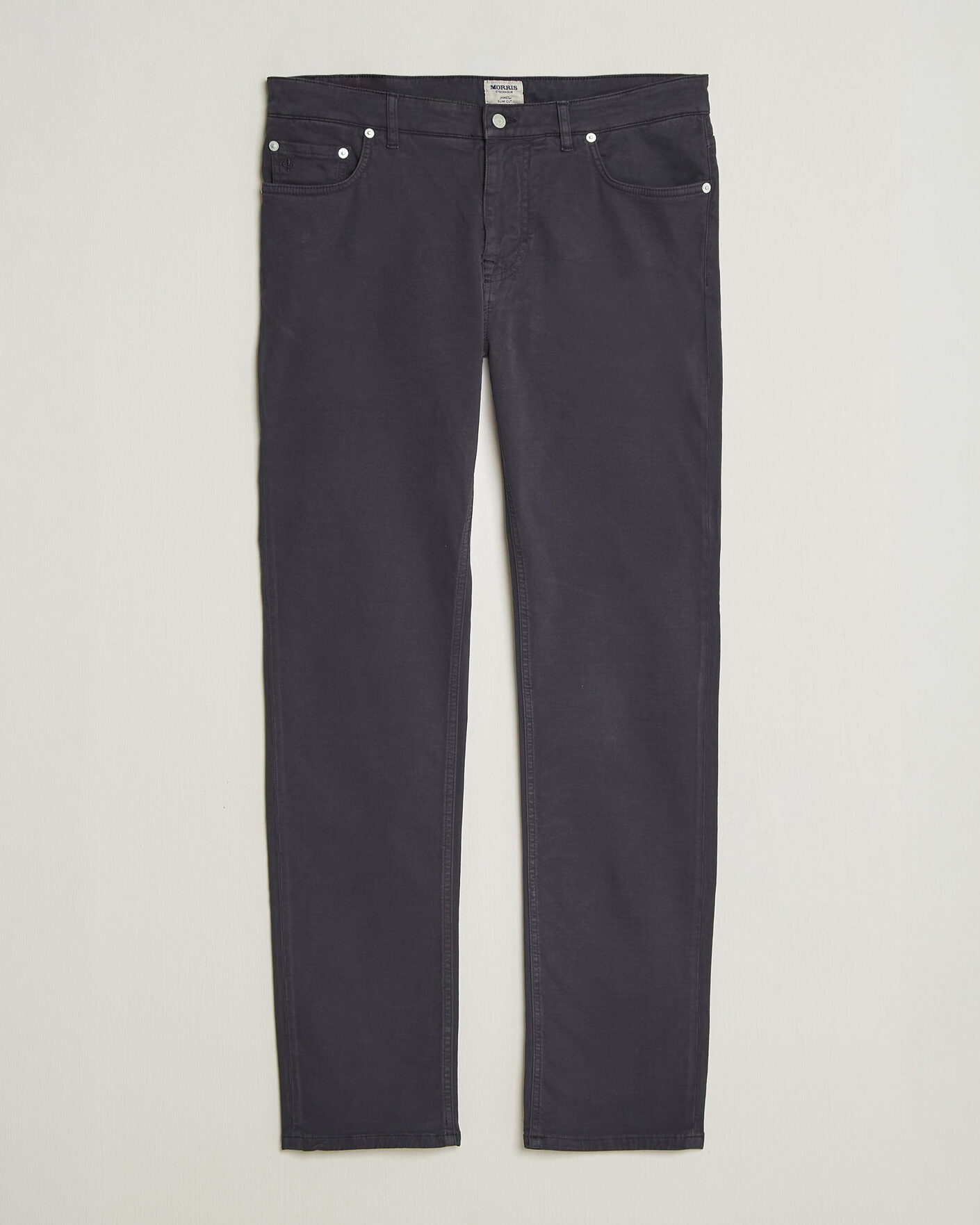 Herr | Byxor | Morris | James Brushed 5-Pocket Pant Blue