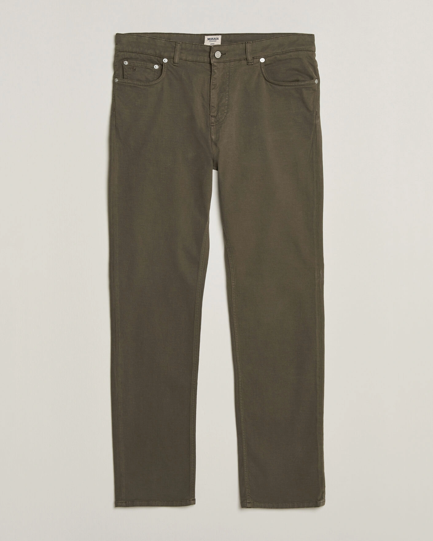 Herr | Byxor | Morris | James Brushed 5-Pocket Pant Olive