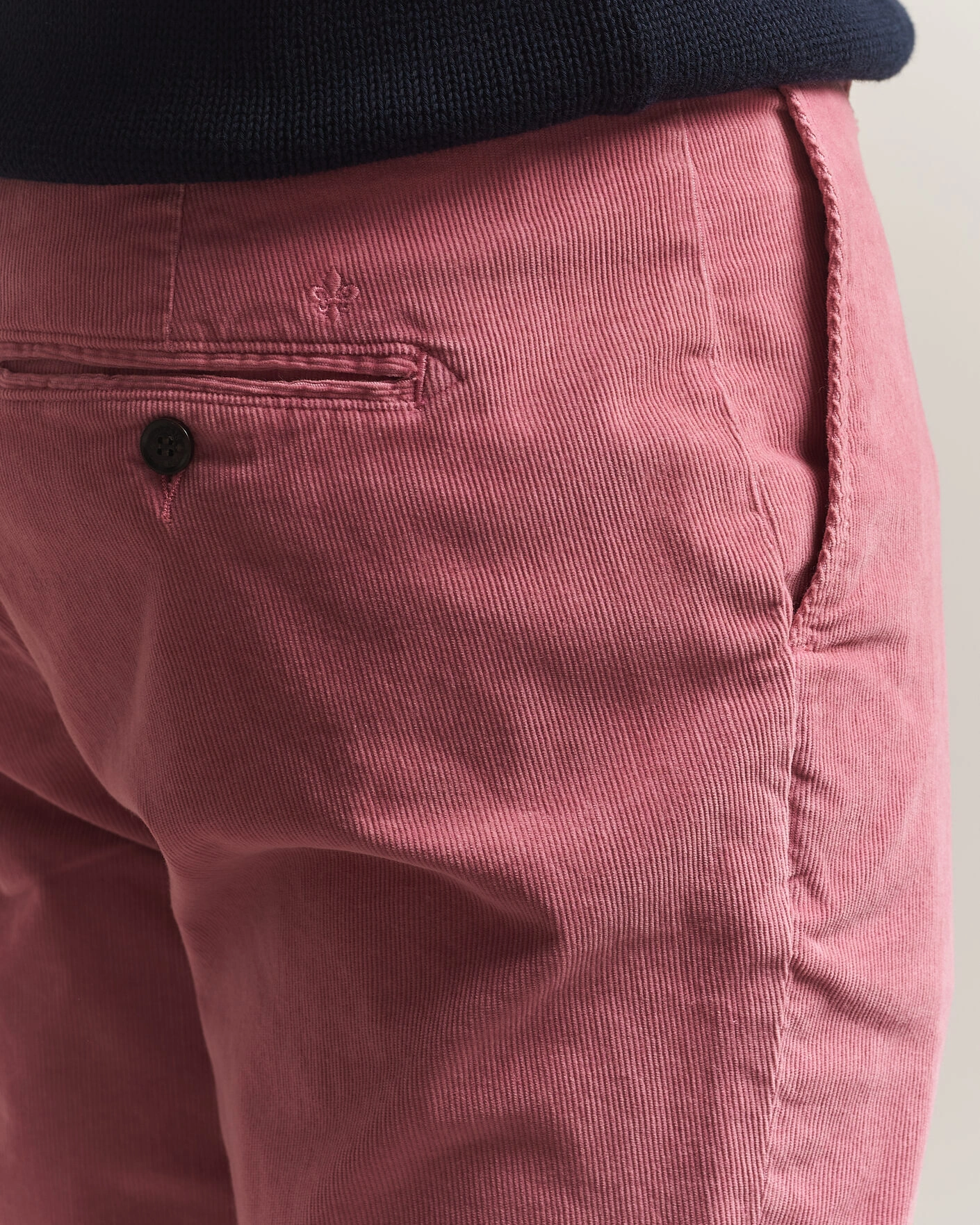 Herr | Byxor | Morris | Jeffrey Cord Chino Cerise