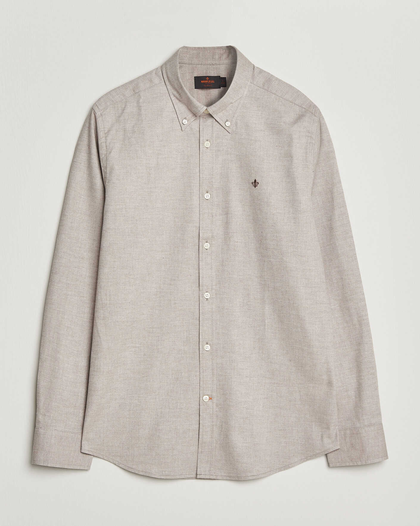 Herr | Skjortor | Morris | Watts Flannel Shirt Khaki