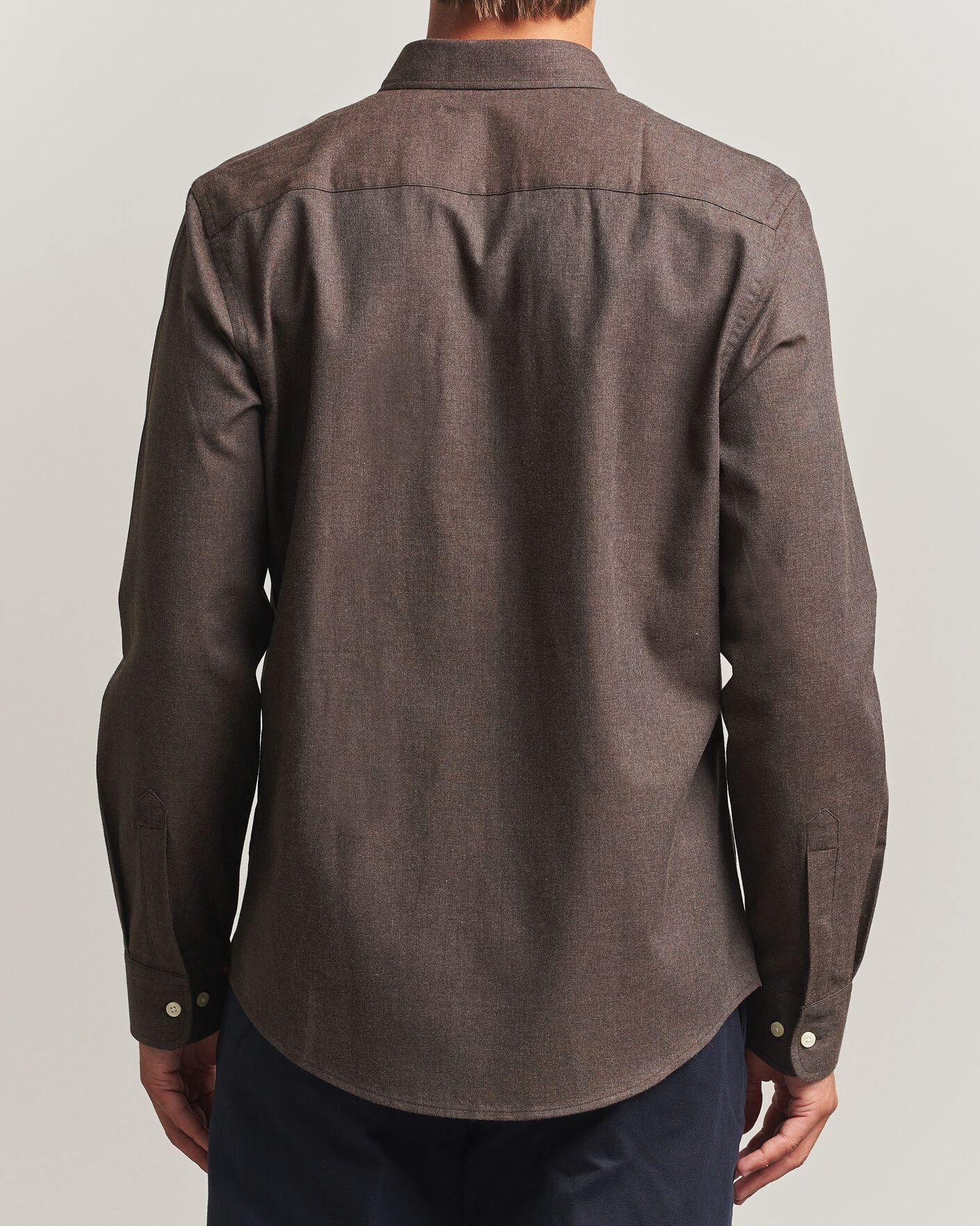 Herr | Skjortor | Morris | Watts Flannel Shirt Brown