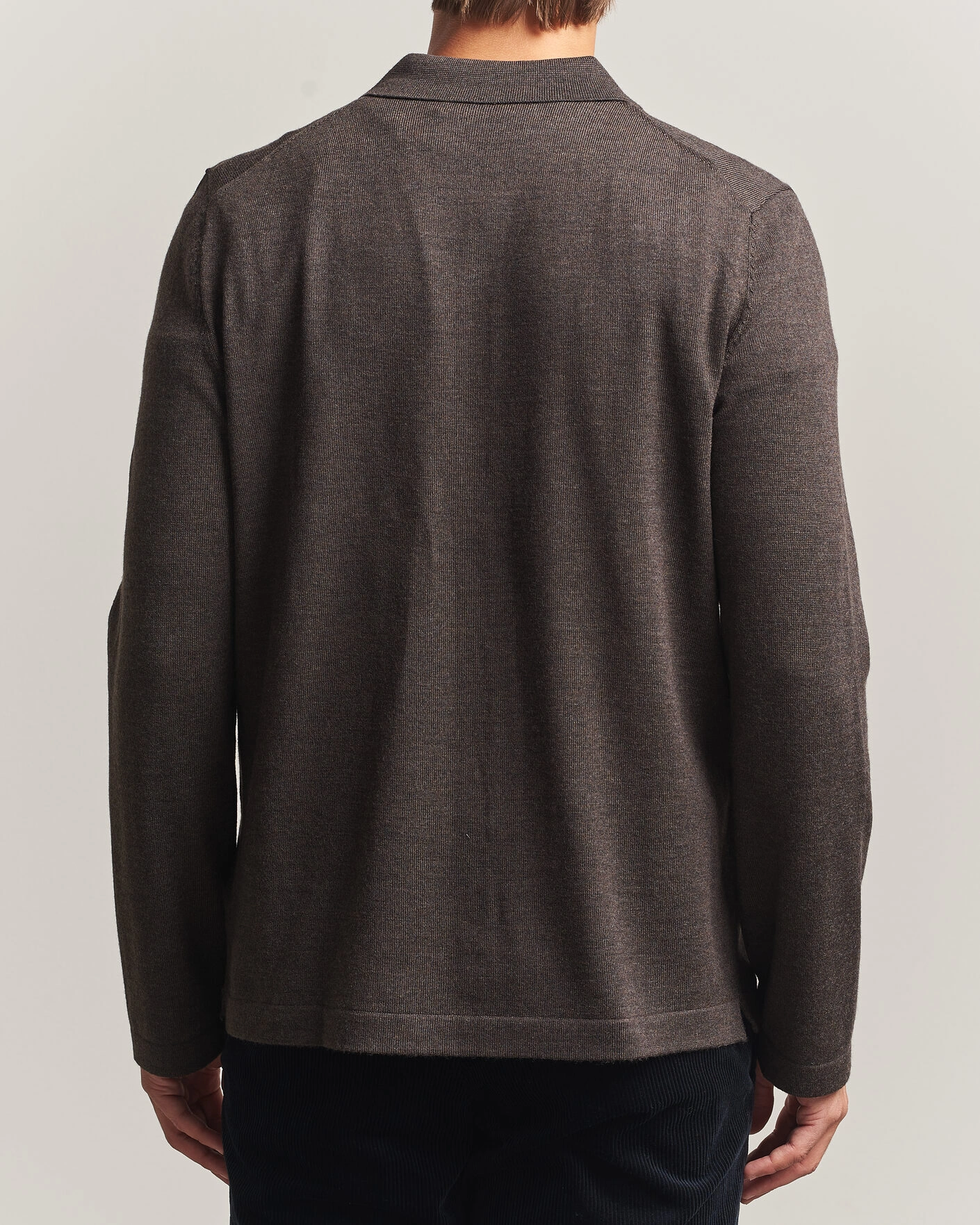Herr | Skjortor | Morris | Merino Shirt Cardigan Brown