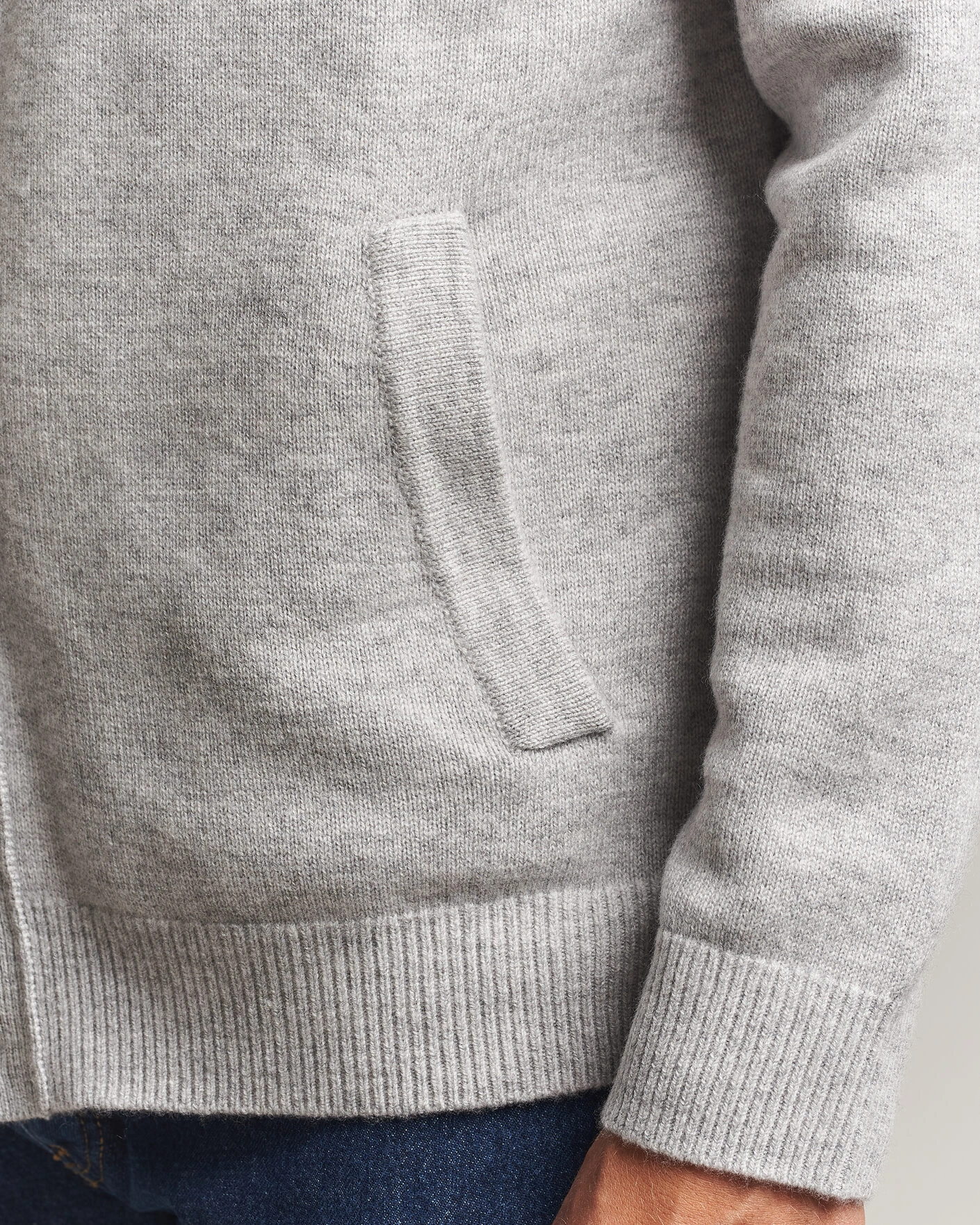 Herr | Tröjor | Morris | Hertford Button Cardigan Grey