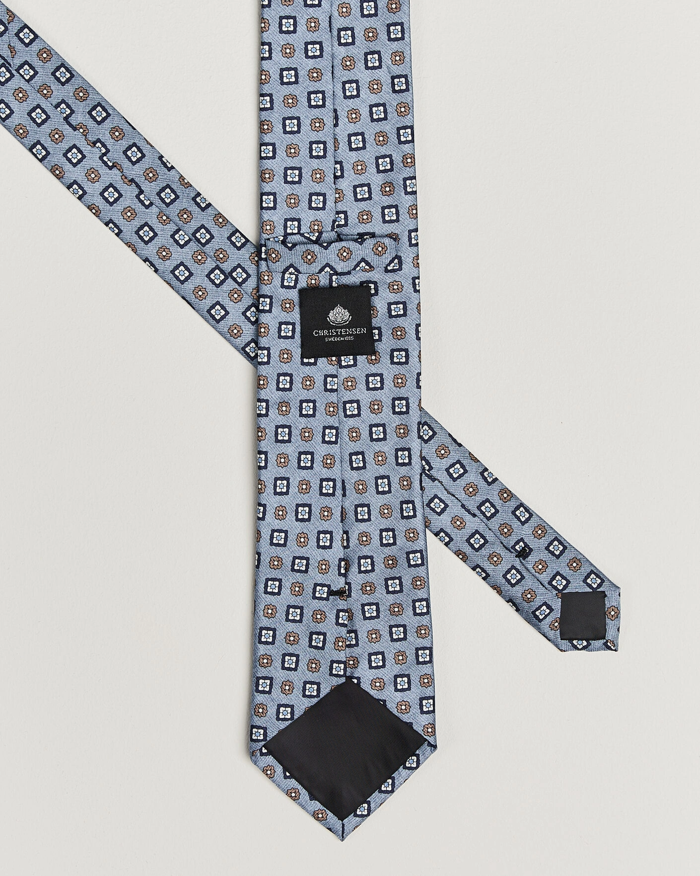 Herr | Slipsar | Amanda Christensen | Box Set Silk 8 cm Tie And Pocket Square Sky Blue