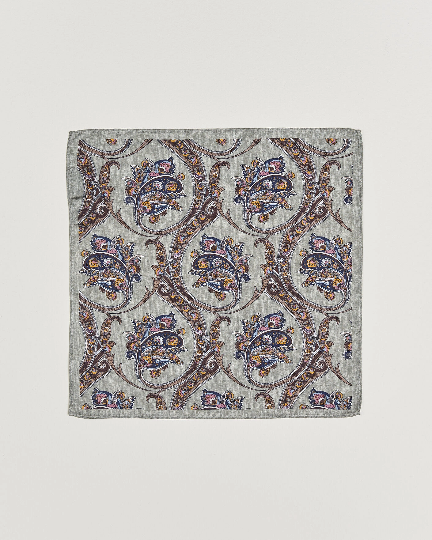 Herr | Slipsar | Amanda Christensen | Box Set Silk 8 cm Tie And Pocket Square Green