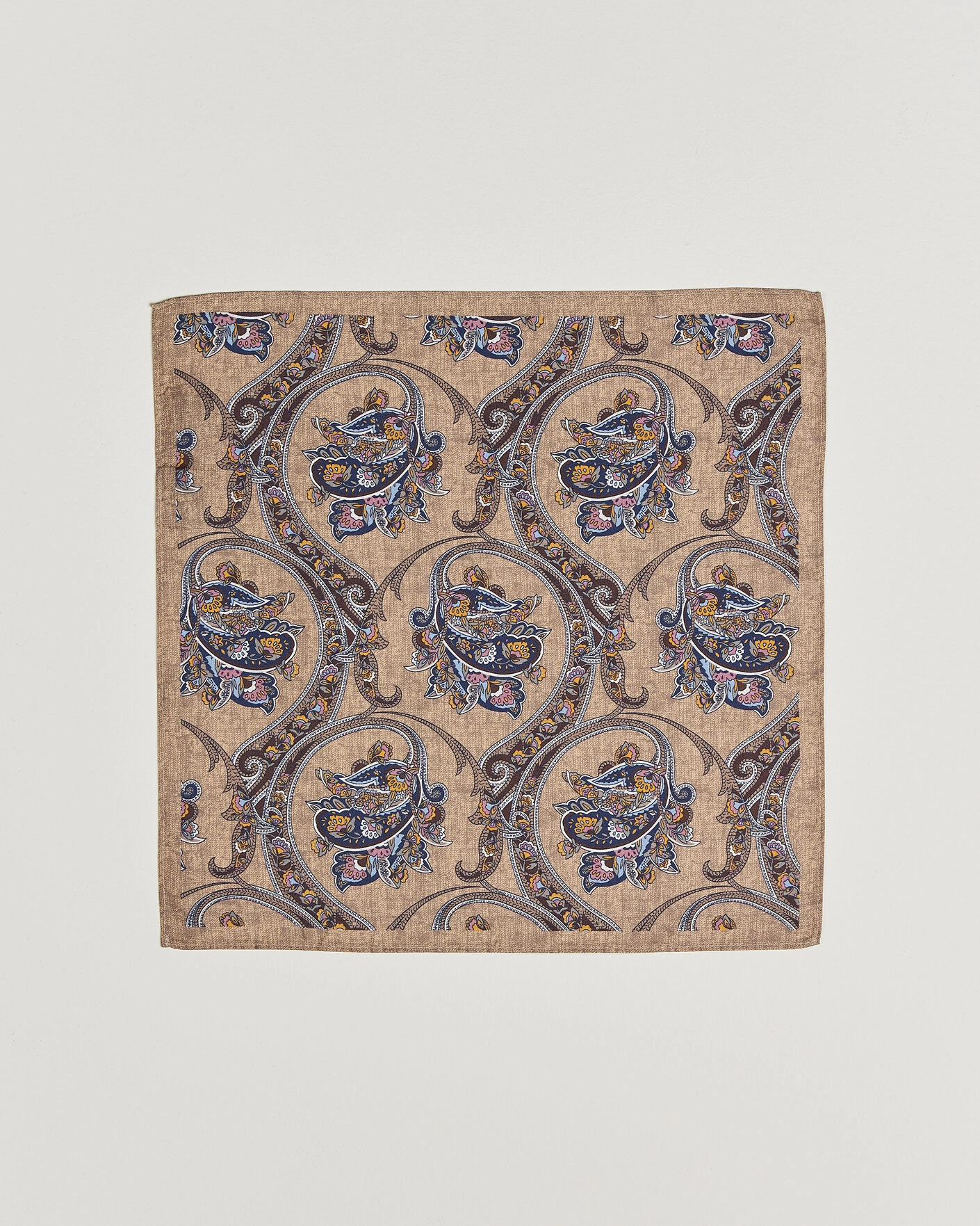 Herr | Slipsar | Amanda Christensen | Box Set Silk 8 cm Tie And Pocket Square Beige