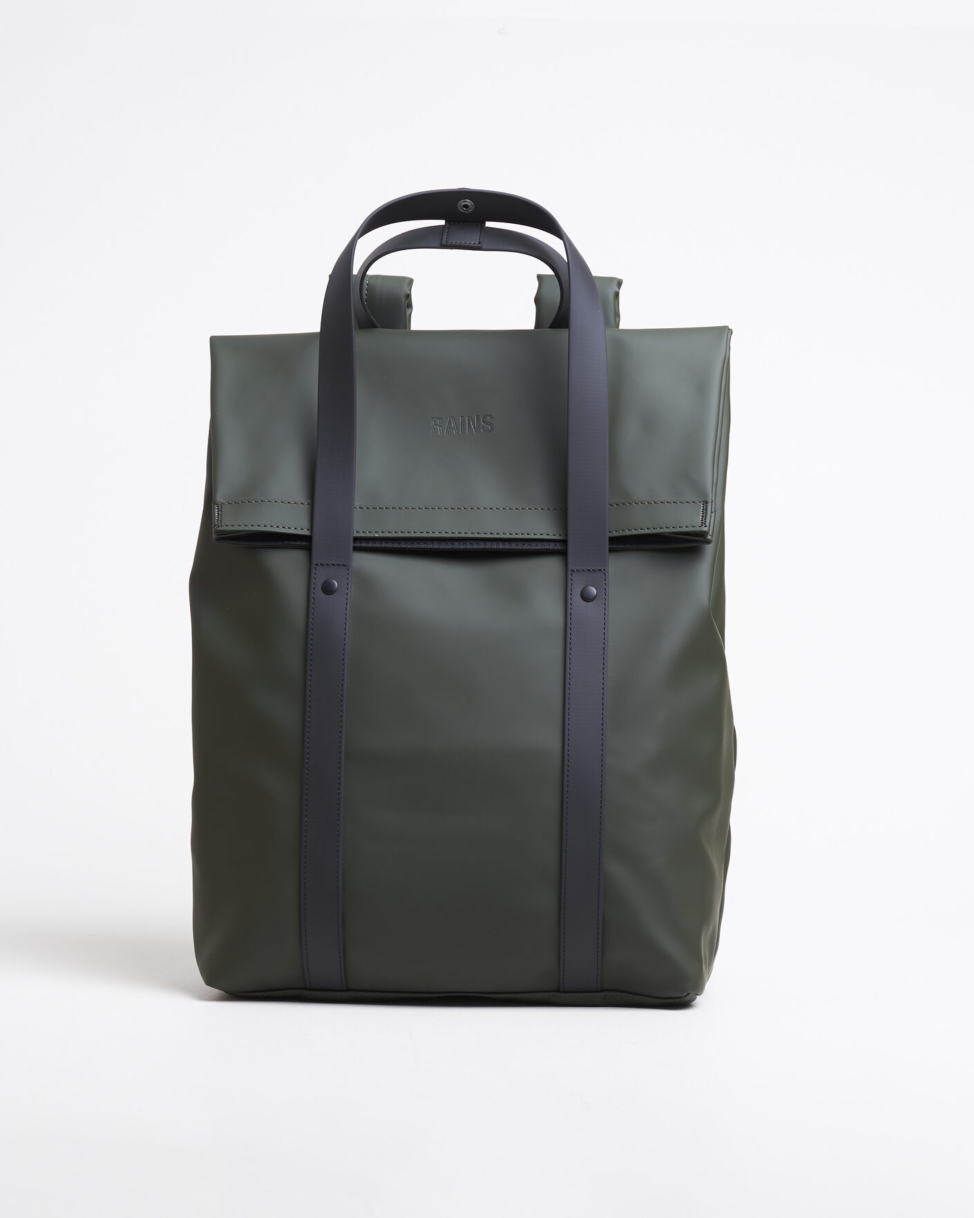 Herr | Väskor | RAINS | 2 Way Tote Backpack Black Green