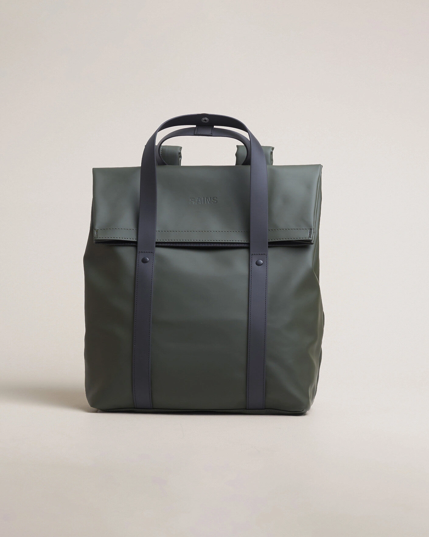 Herr | Väskor | RAINS | 2 Way Tote Backpack Black Green