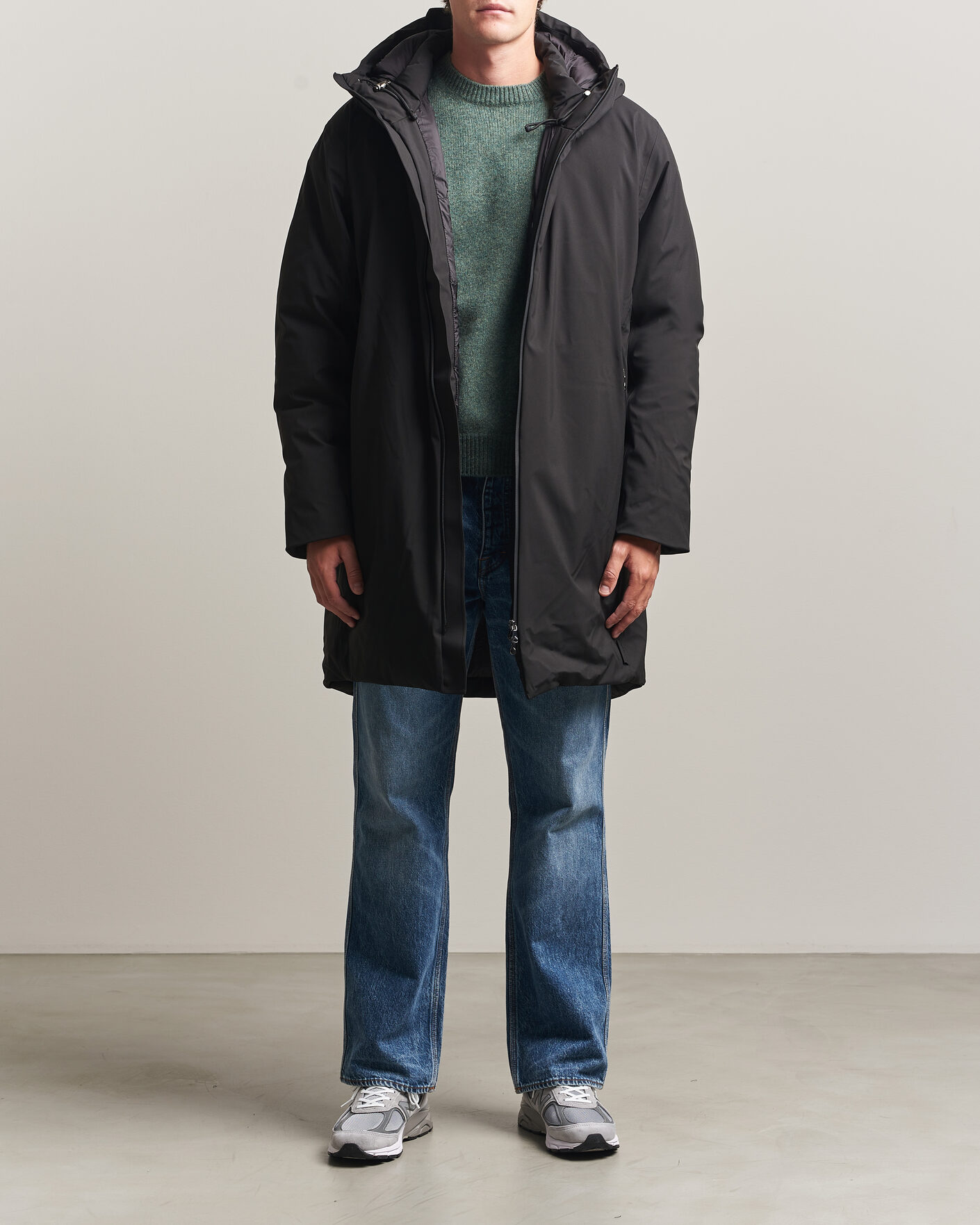 Herr | Jackor | RAINS | Sarna Long Puffer Jacket Black