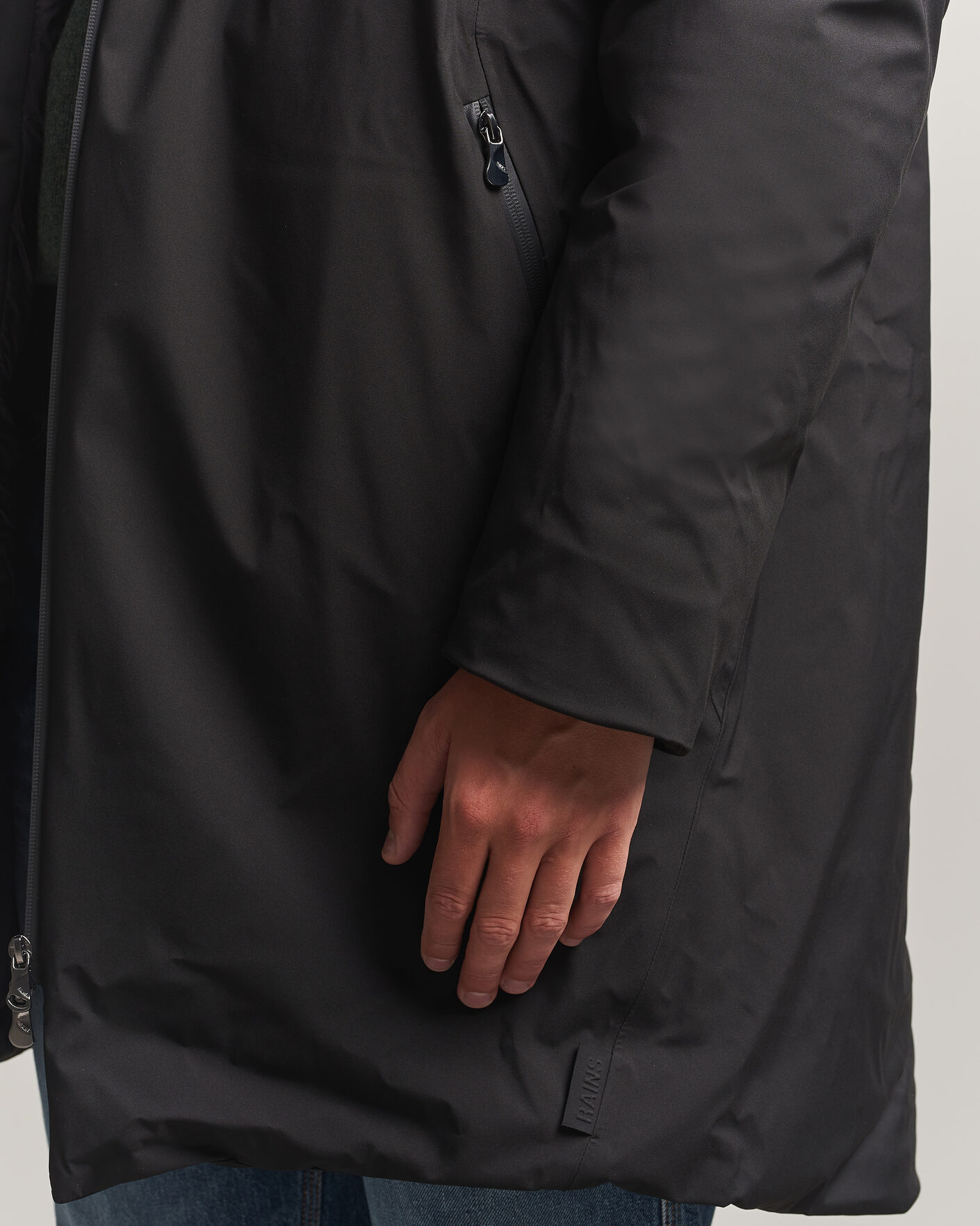 Herr | Jackor | RAINS | Sarna Long Puffer Jacket Black